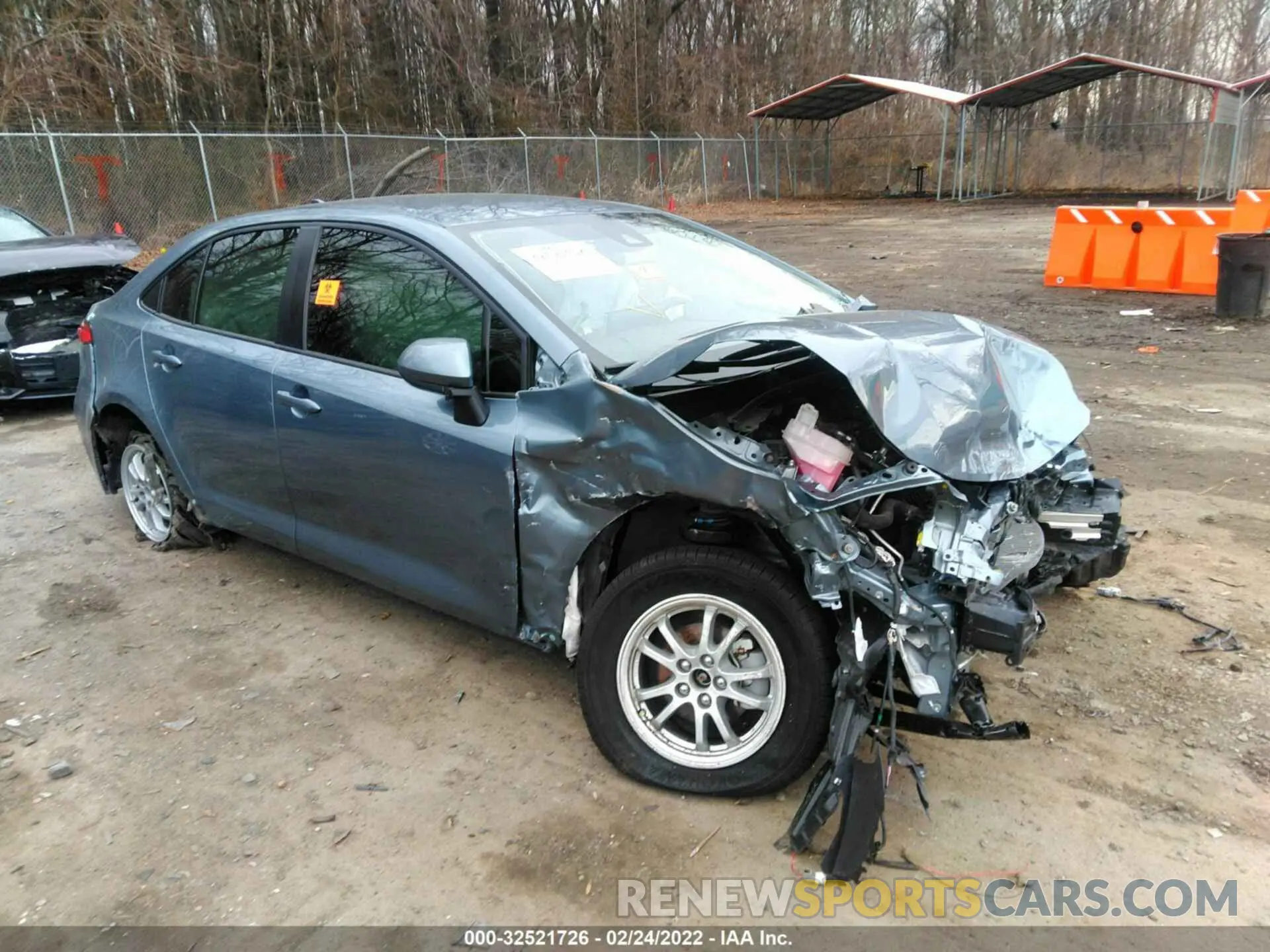 1 Photograph of a damaged car JTDEAMDE3MJ006567 TOYOTA COROLLA 2021
