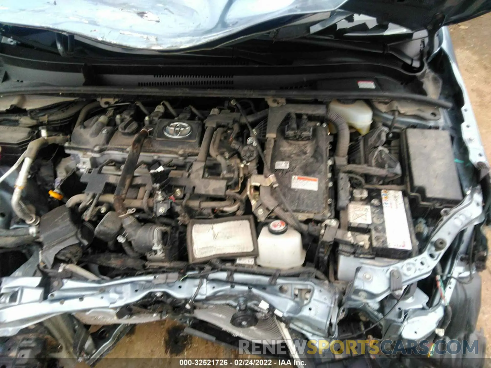 10 Photograph of a damaged car JTDEAMDE3MJ006567 TOYOTA COROLLA 2021