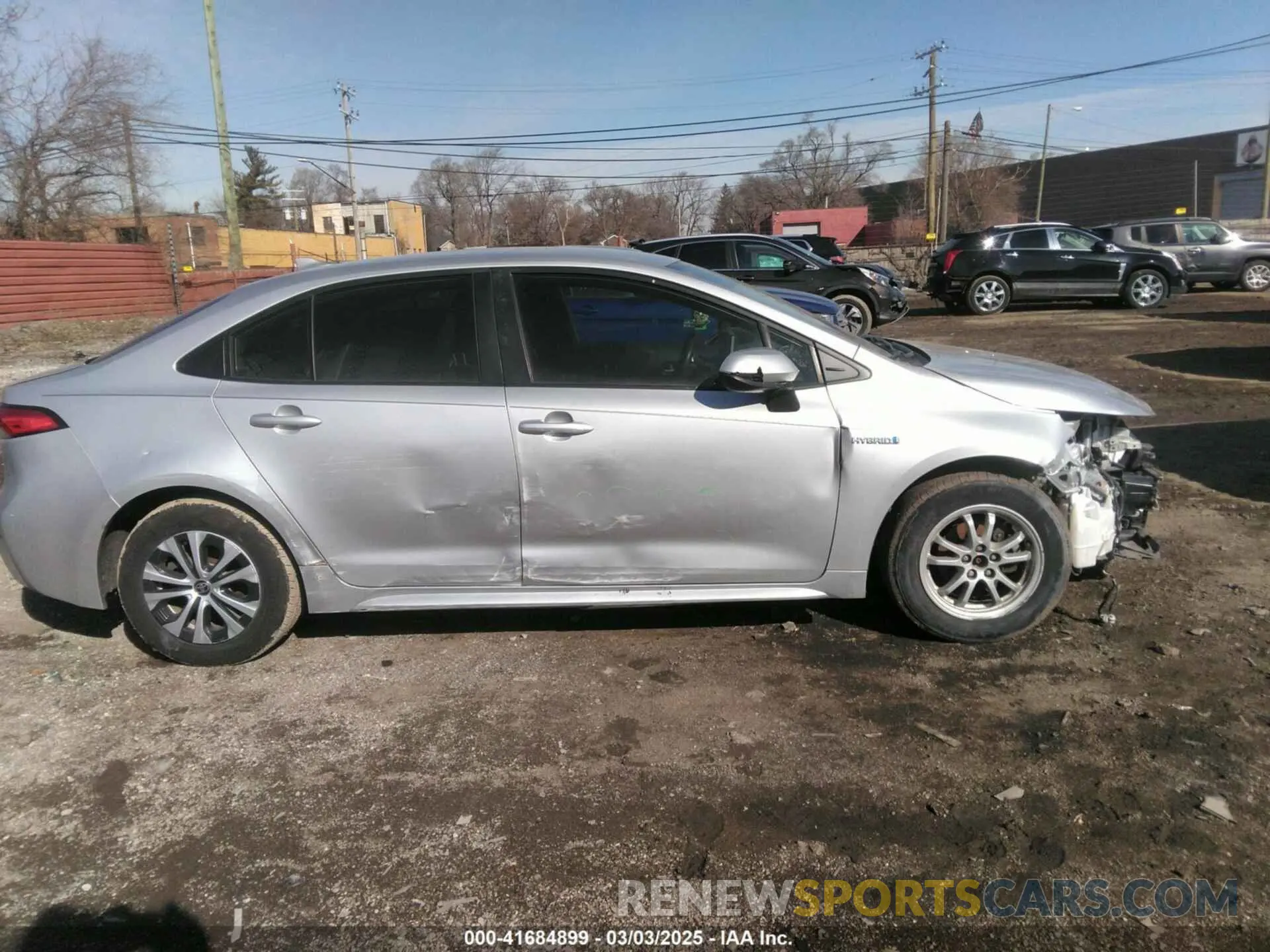 13 Photograph of a damaged car JTDEAMDE3MJ010599 TOYOTA COROLLA 2021