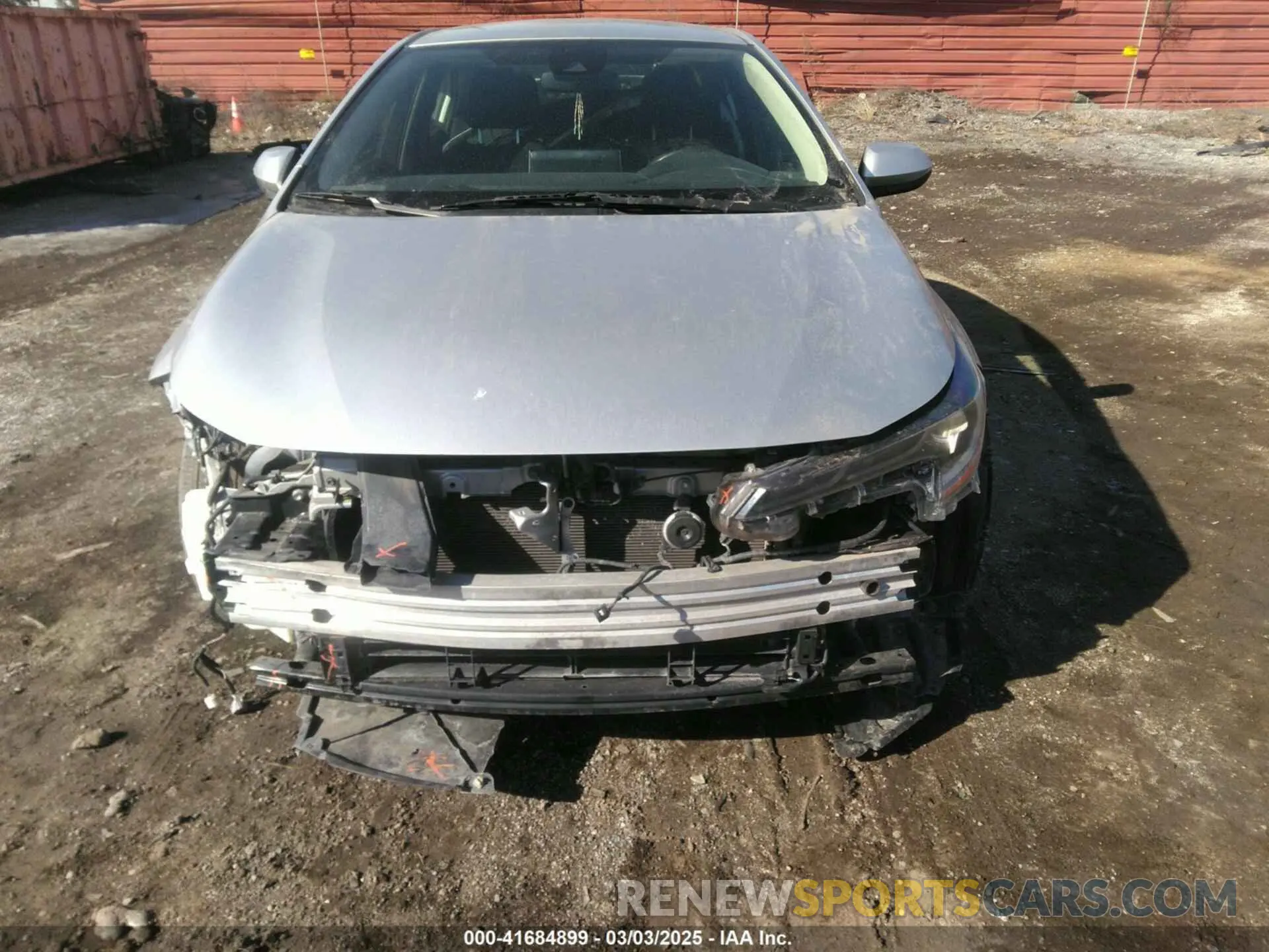 6 Photograph of a damaged car JTDEAMDE3MJ010599 TOYOTA COROLLA 2021