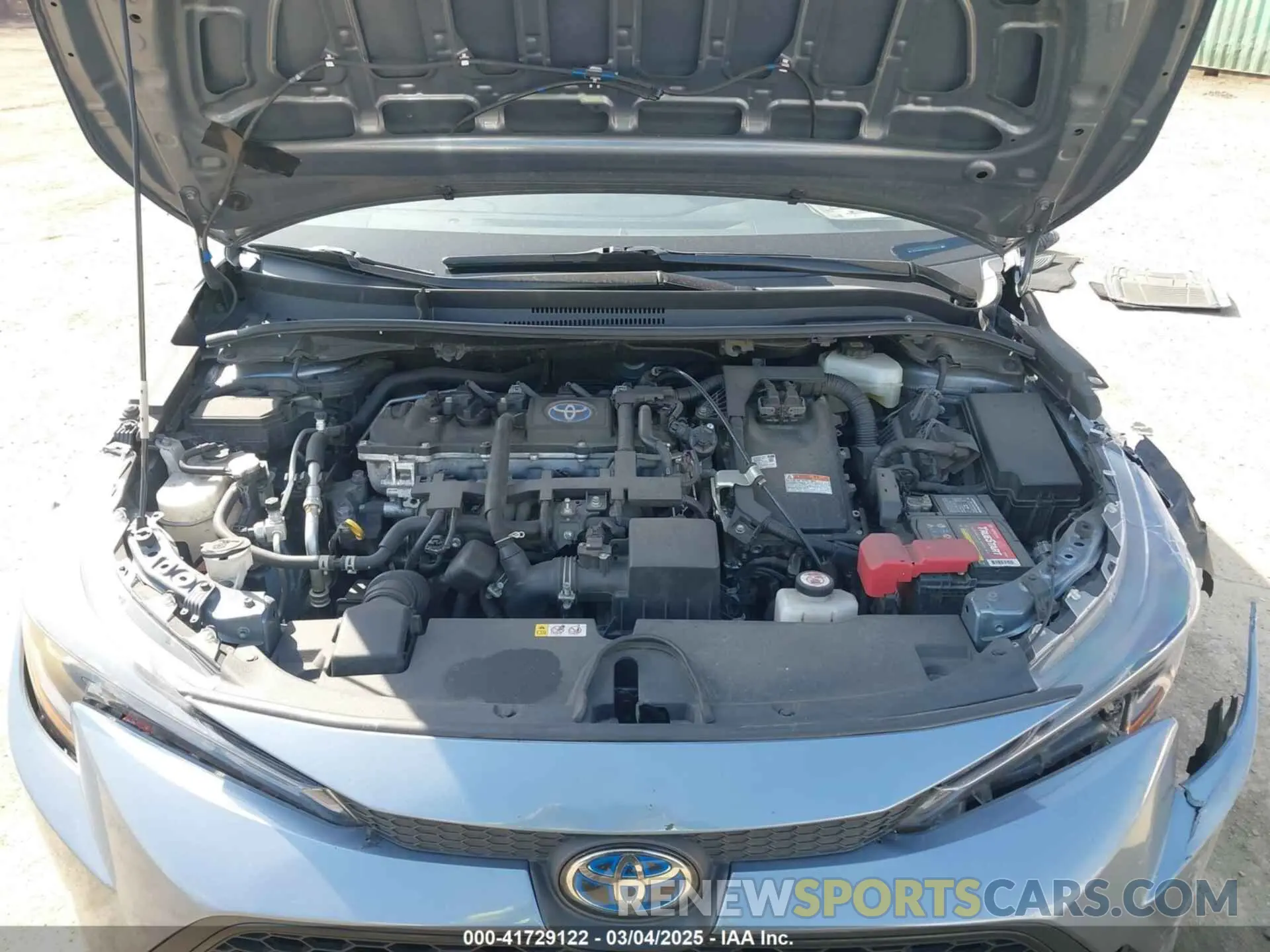 10 Фотография поврежденного автомобиля JTDEAMDE3MJ019884 TOYOTA COROLLA 2021