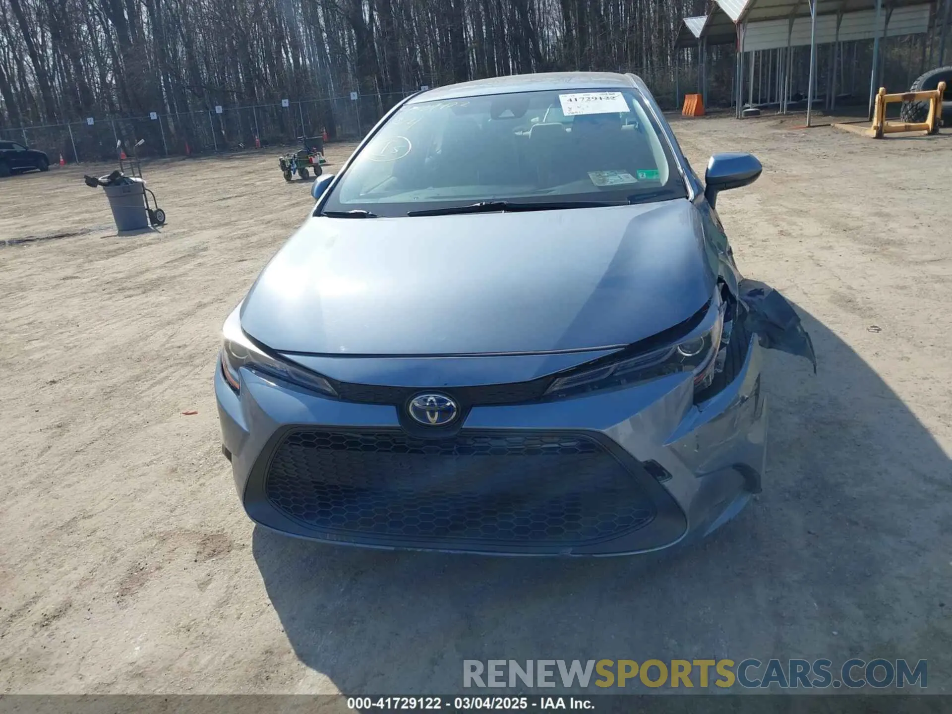 11 Фотография поврежденного автомобиля JTDEAMDE3MJ019884 TOYOTA COROLLA 2021