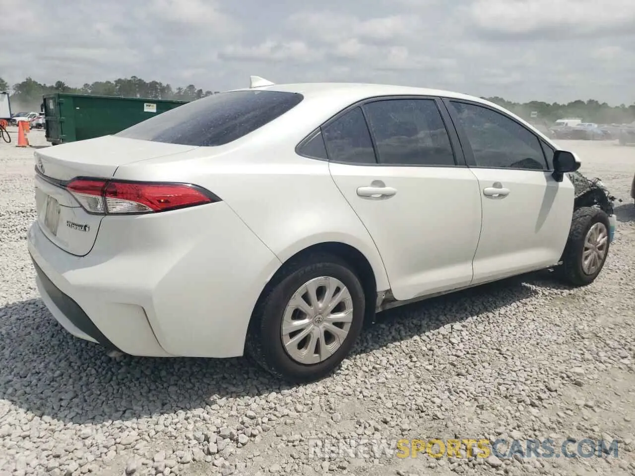 3 Photograph of a damaged car JTDEAMDE3MJ031582 TOYOTA COROLLA 2021