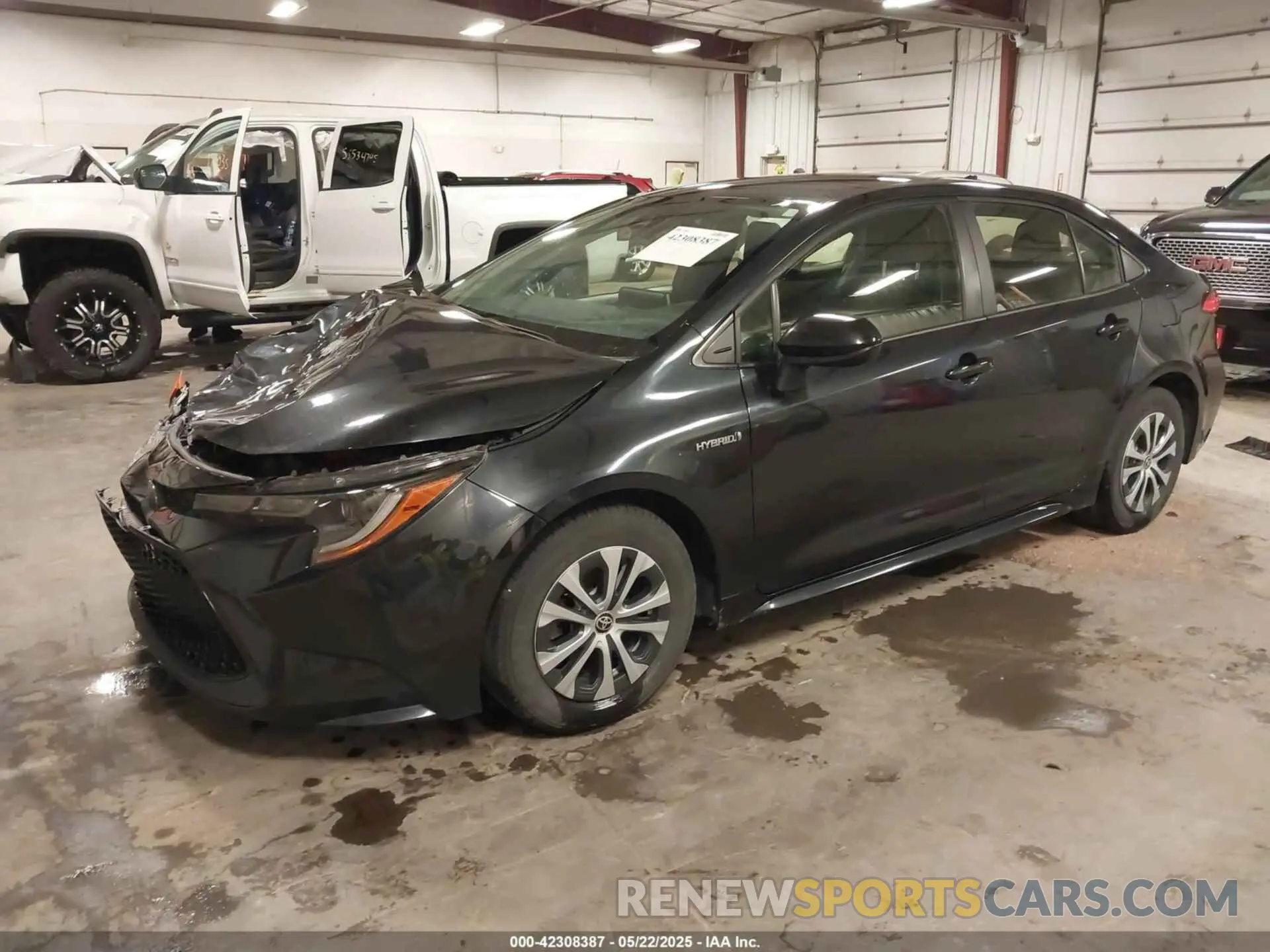 2 Photograph of a damaged car JTDEAMDE3MJ034224 TOYOTA COROLLA 2021