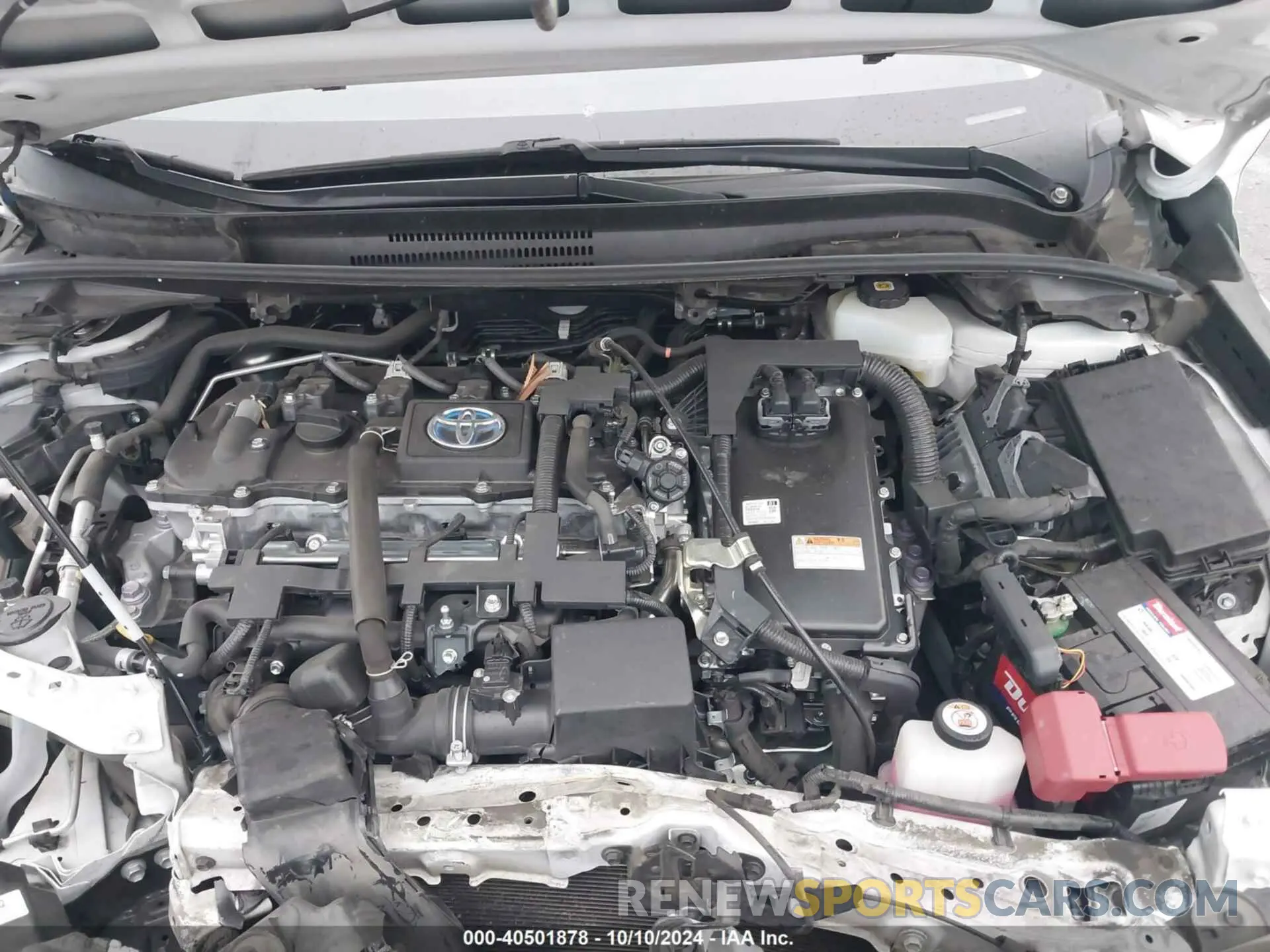 10 Фотография поврежденного автомобиля JTDEAMDE4MJ000115 TOYOTA COROLLA 2021