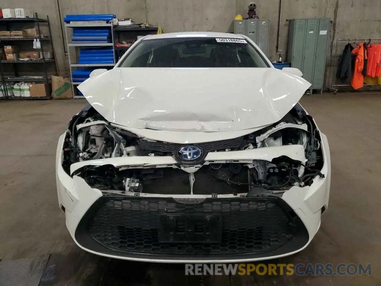 5 Photograph of a damaged car JTDEAMDE4MJ002382 TOYOTA COROLLA 2021