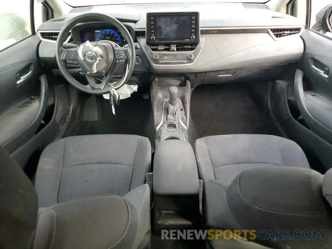 8 Фотография поврежденного автомобиля JTDEAMDE4MJ022101 TOYOTA COROLLA 2021