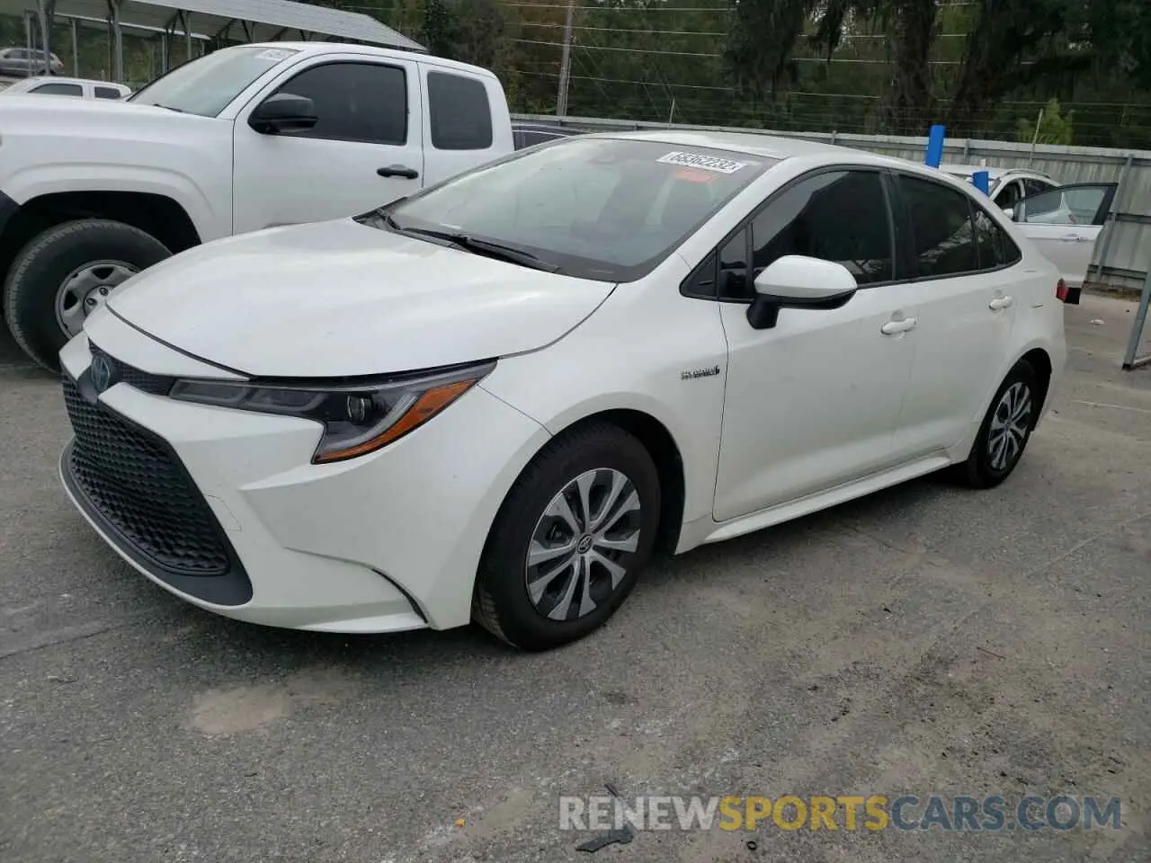 1 Фотография поврежденного автомобиля JTDEAMDE4MJ024852 TOYOTA COROLLA 2021