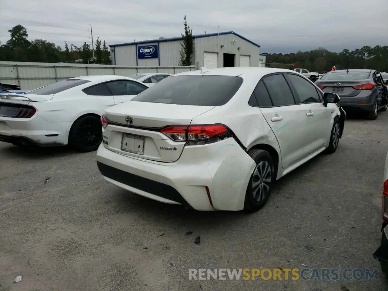 3 Фотография поврежденного автомобиля JTDEAMDE4MJ024852 TOYOTA COROLLA 2021