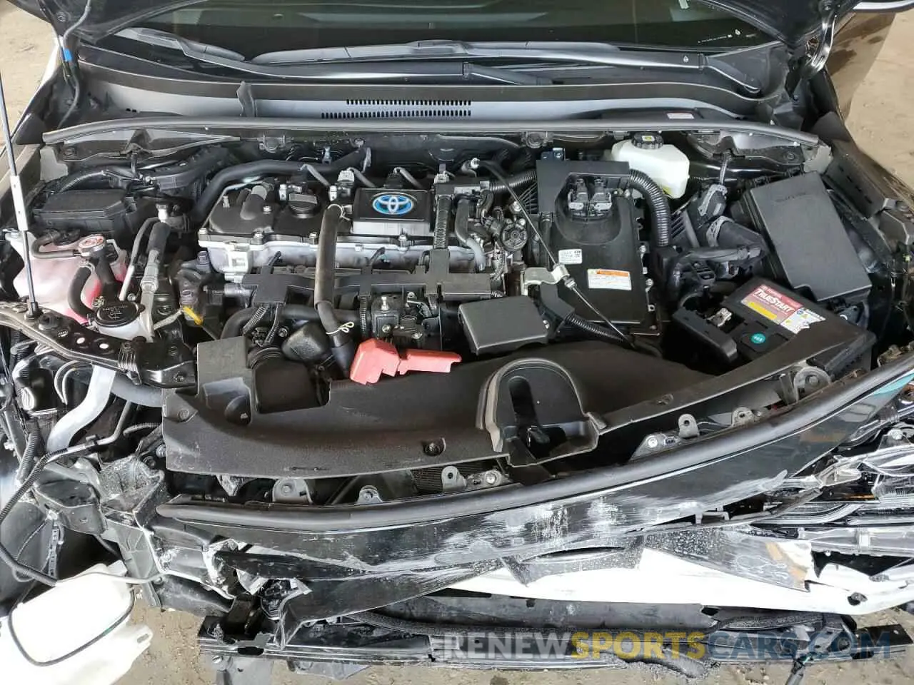 11 Фотография поврежденного автомобиля JTDEAMDE4MJ025225 TOYOTA COROLLA 2021