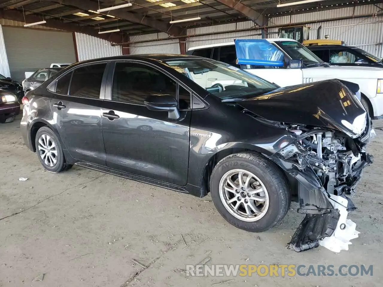 4 Фотография поврежденного автомобиля JTDEAMDE4MJ025225 TOYOTA COROLLA 2021