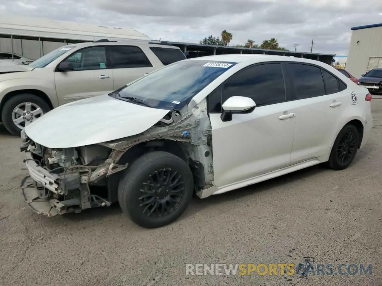 1 Photograph of a damaged car JTDEAMDE4MJ032580 TOYOTA COROLLA 2021