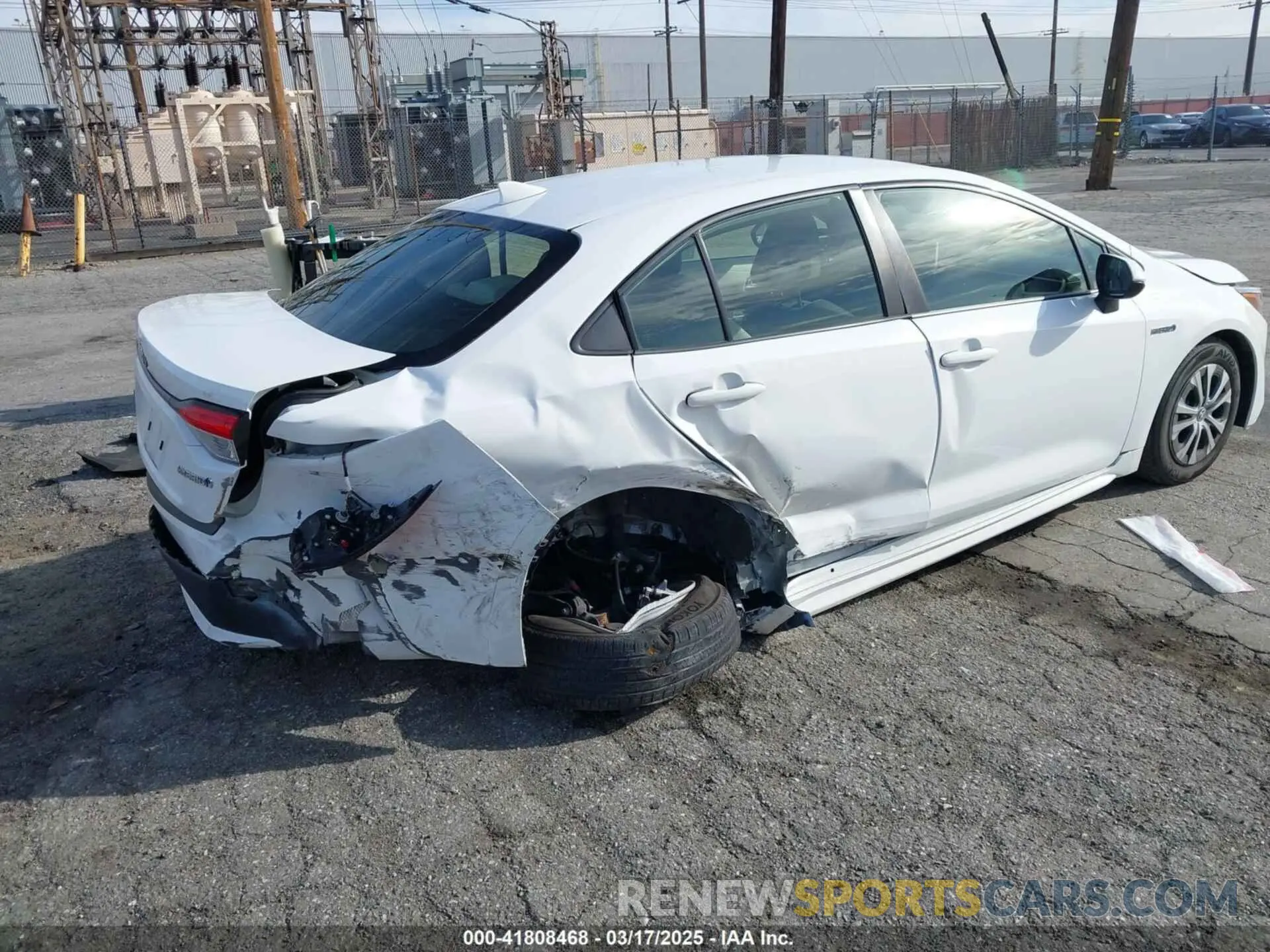 4 Photograph of a damaged car JTDEAMDE4MJ032692 TOYOTA COROLLA 2021