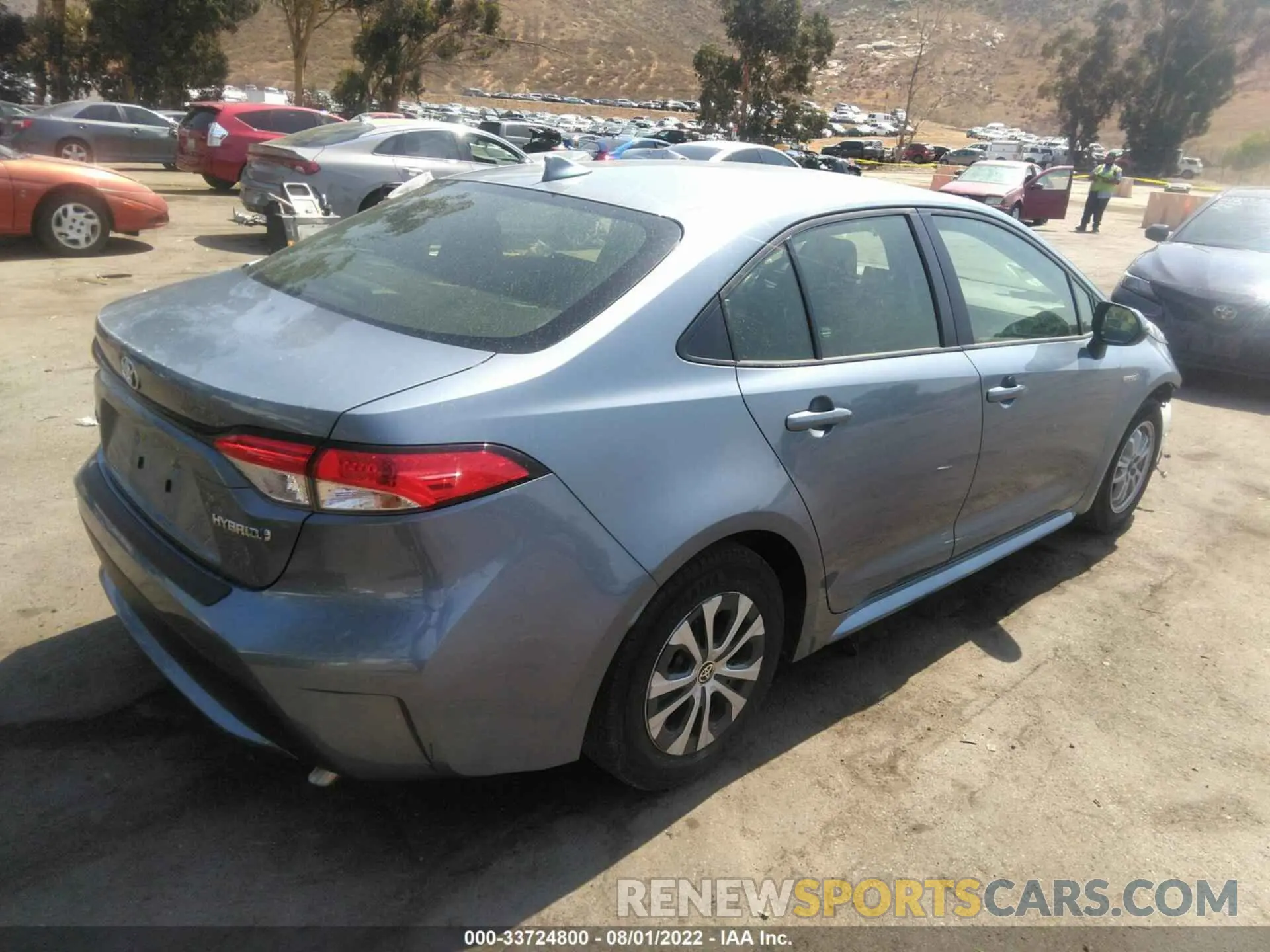 4 Photograph of a damaged car JTDEAMDE4MJ034166 TOYOTA COROLLA 2021