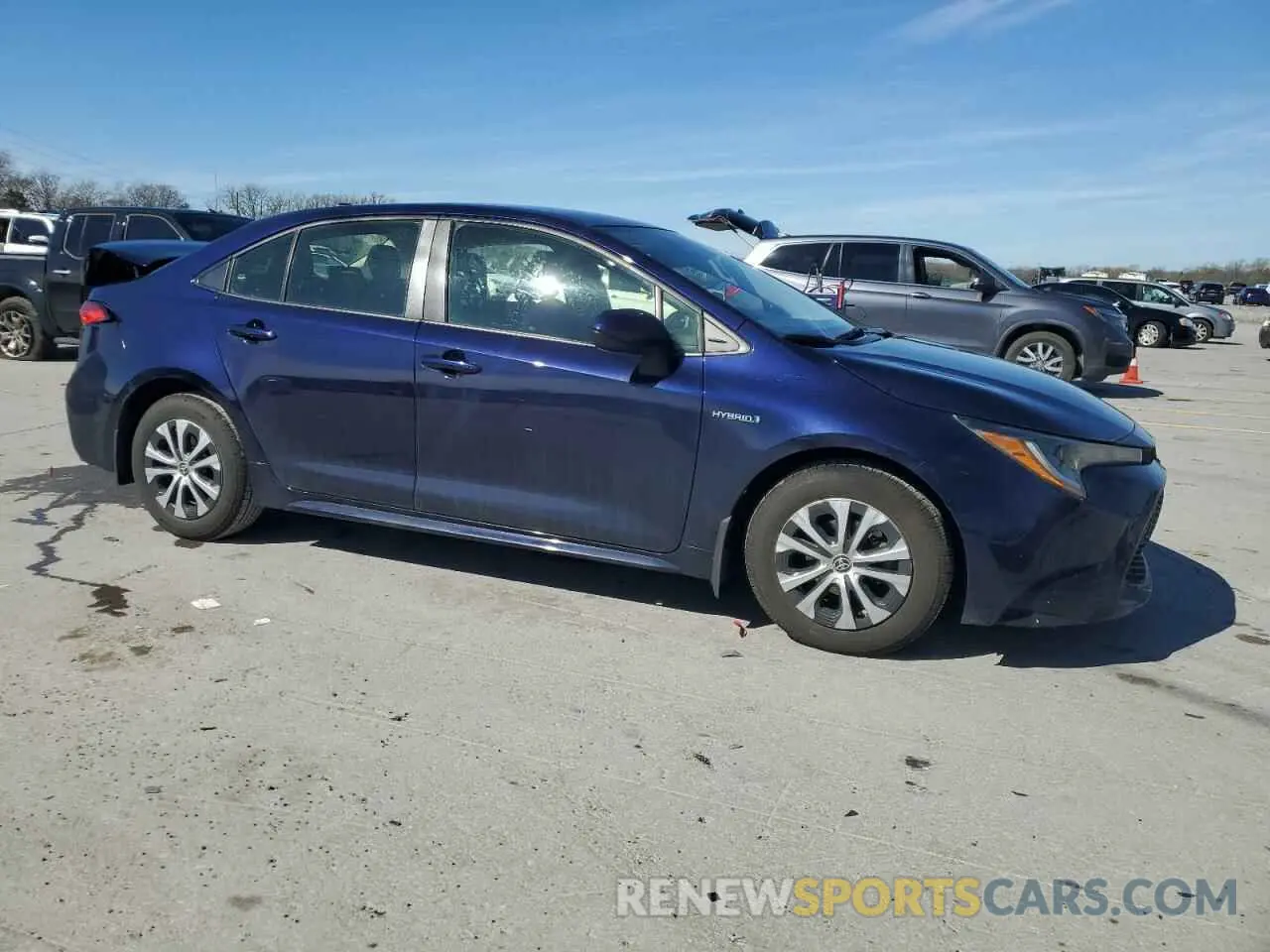 4 Photograph of a damaged car JTDEAMDE5MJ030899 TOYOTA COROLLA 2021