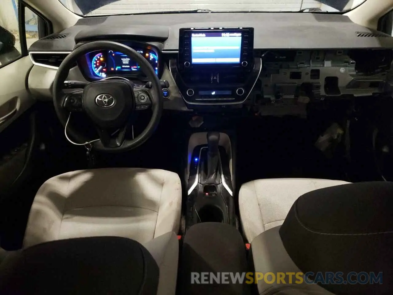 8 Фотография поврежденного автомобиля JTDEAMDE5MJ033320 TOYOTA COROLLA 2021