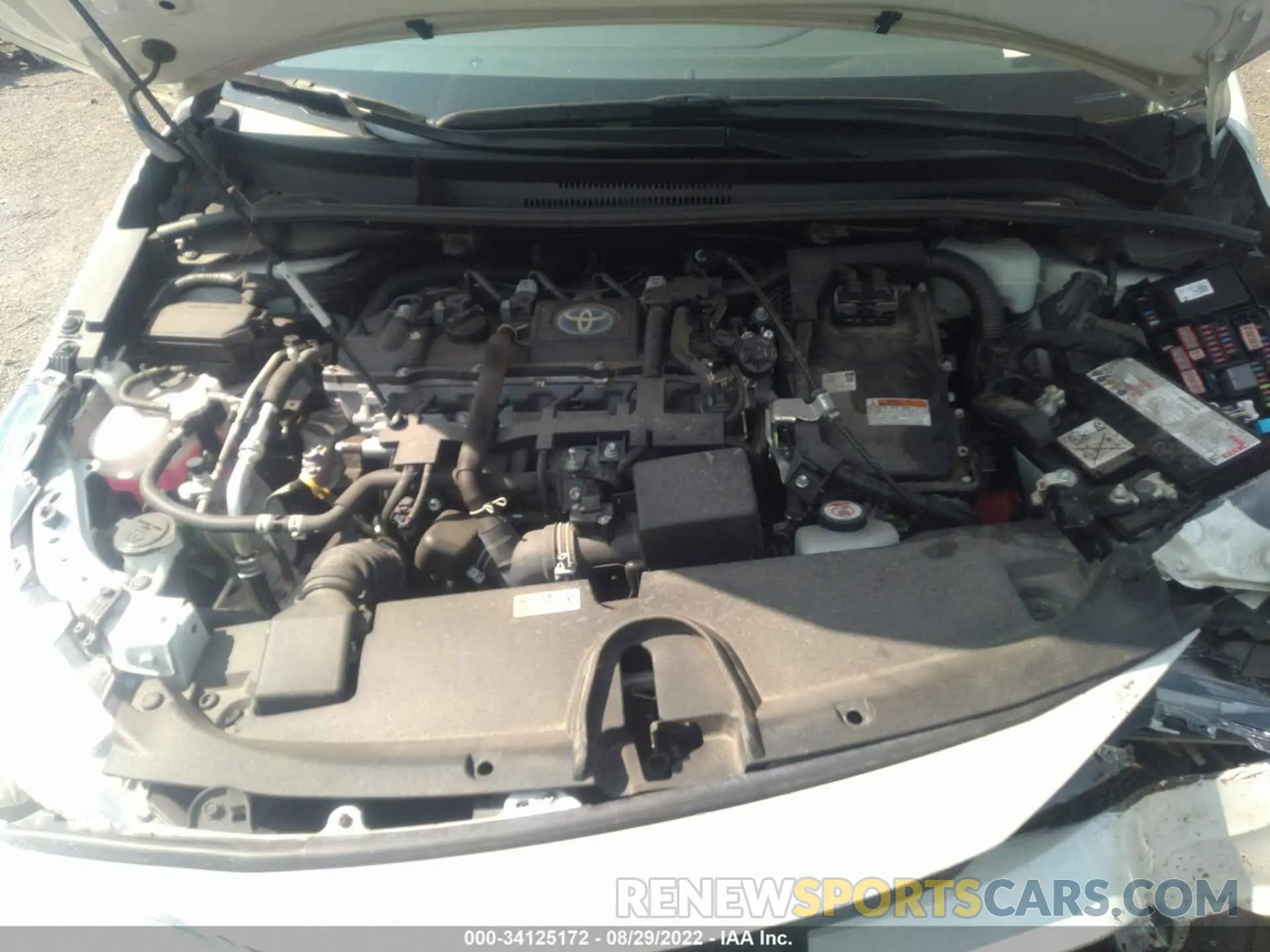 10 Фотография поврежденного автомобиля JTDEAMDE6MJ026117 TOYOTA COROLLA 2021