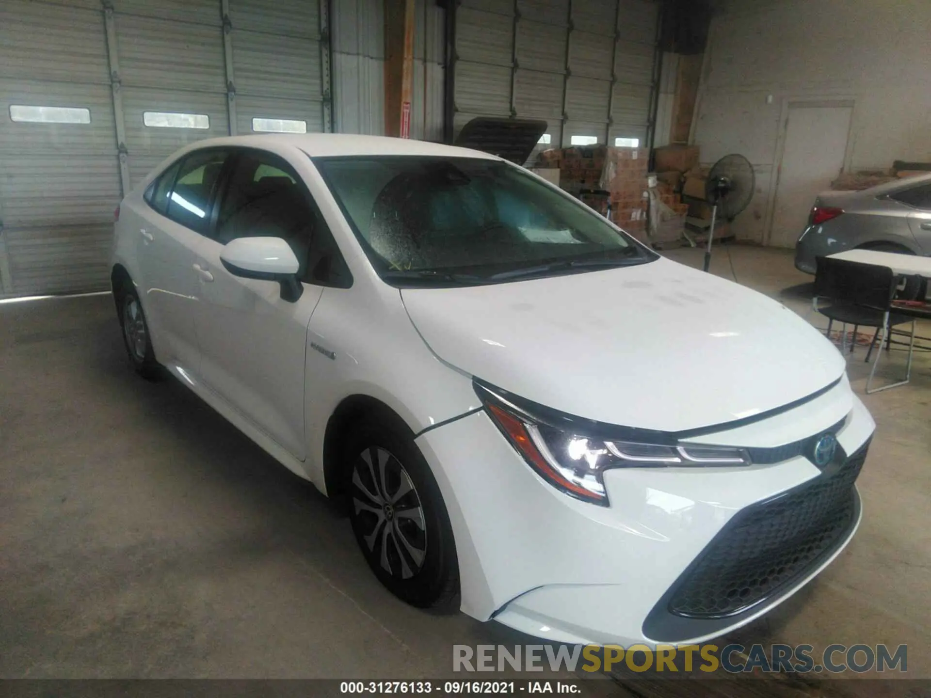 1 Photograph of a damaged car JTDEAMDE6MJ029809 TOYOTA COROLLA 2021