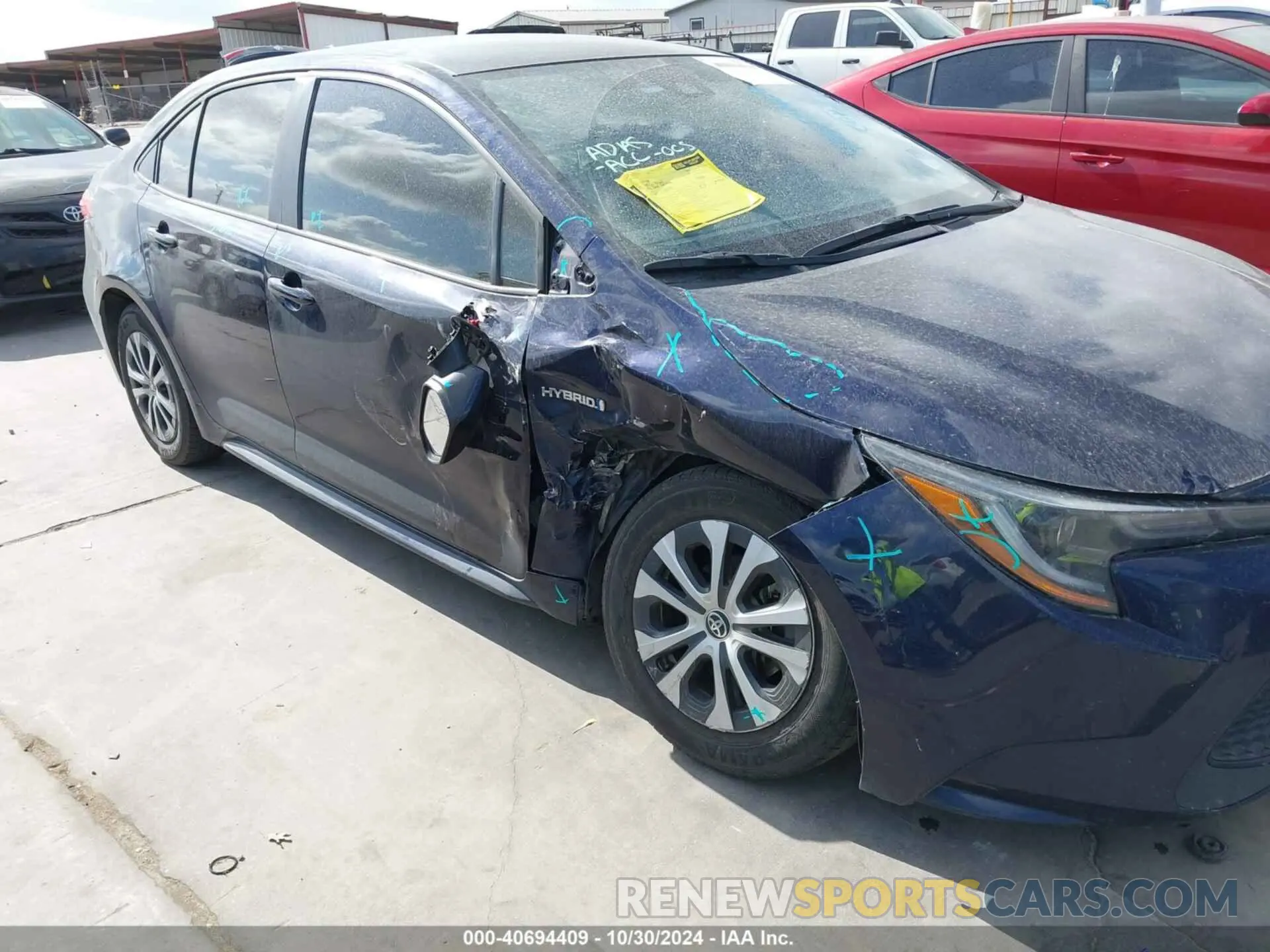 6 Photograph of a damaged car JTDEAMDE6MJ031172 TOYOTA COROLLA 2021