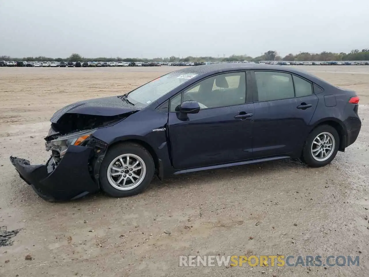 1 Photograph of a damaged car JTDEAMDE7MJ005244 TOYOTA COROLLA 2021