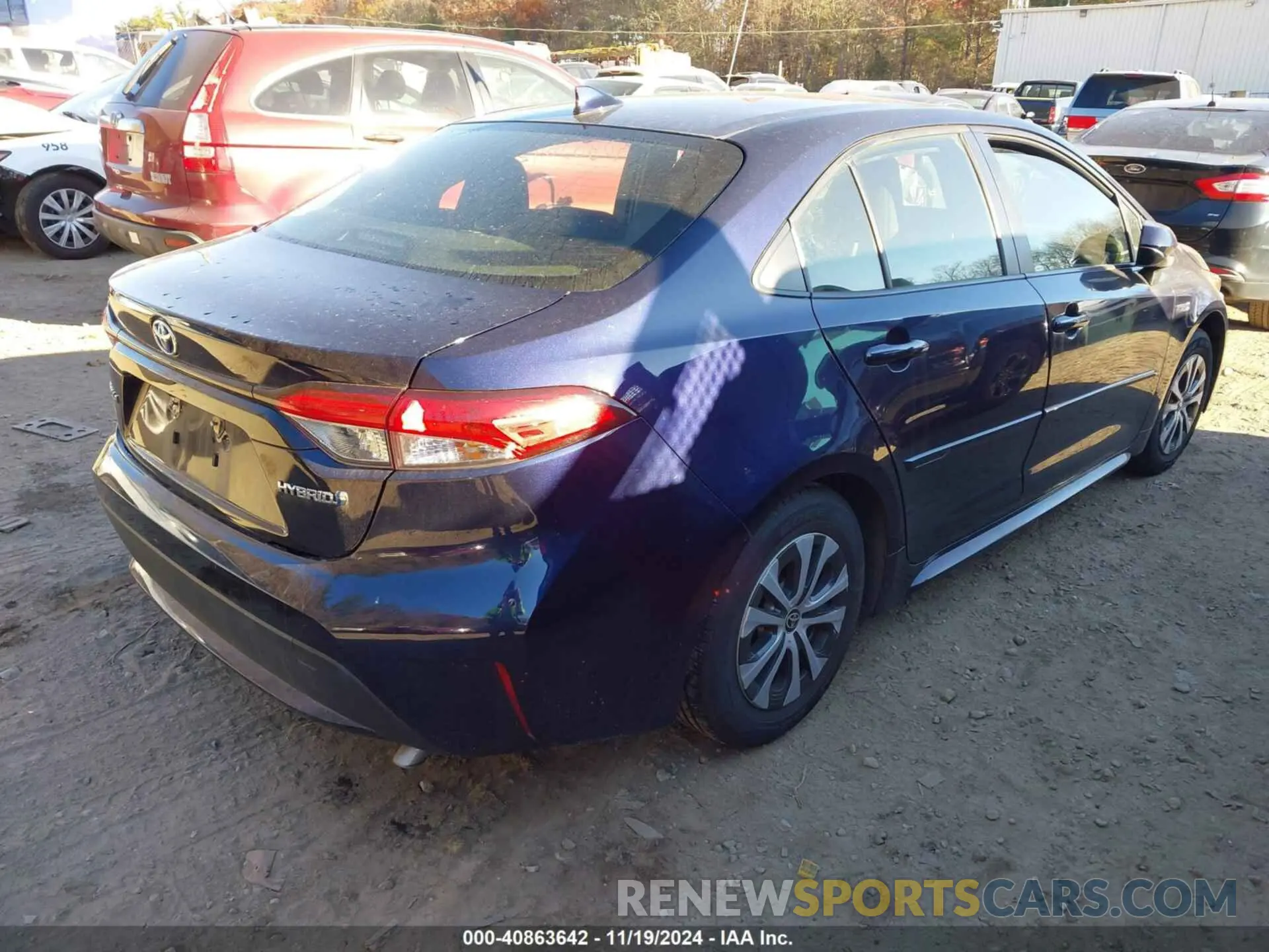 4 Photograph of a damaged car JTDEAMDE7MJ016695 TOYOTA COROLLA 2021