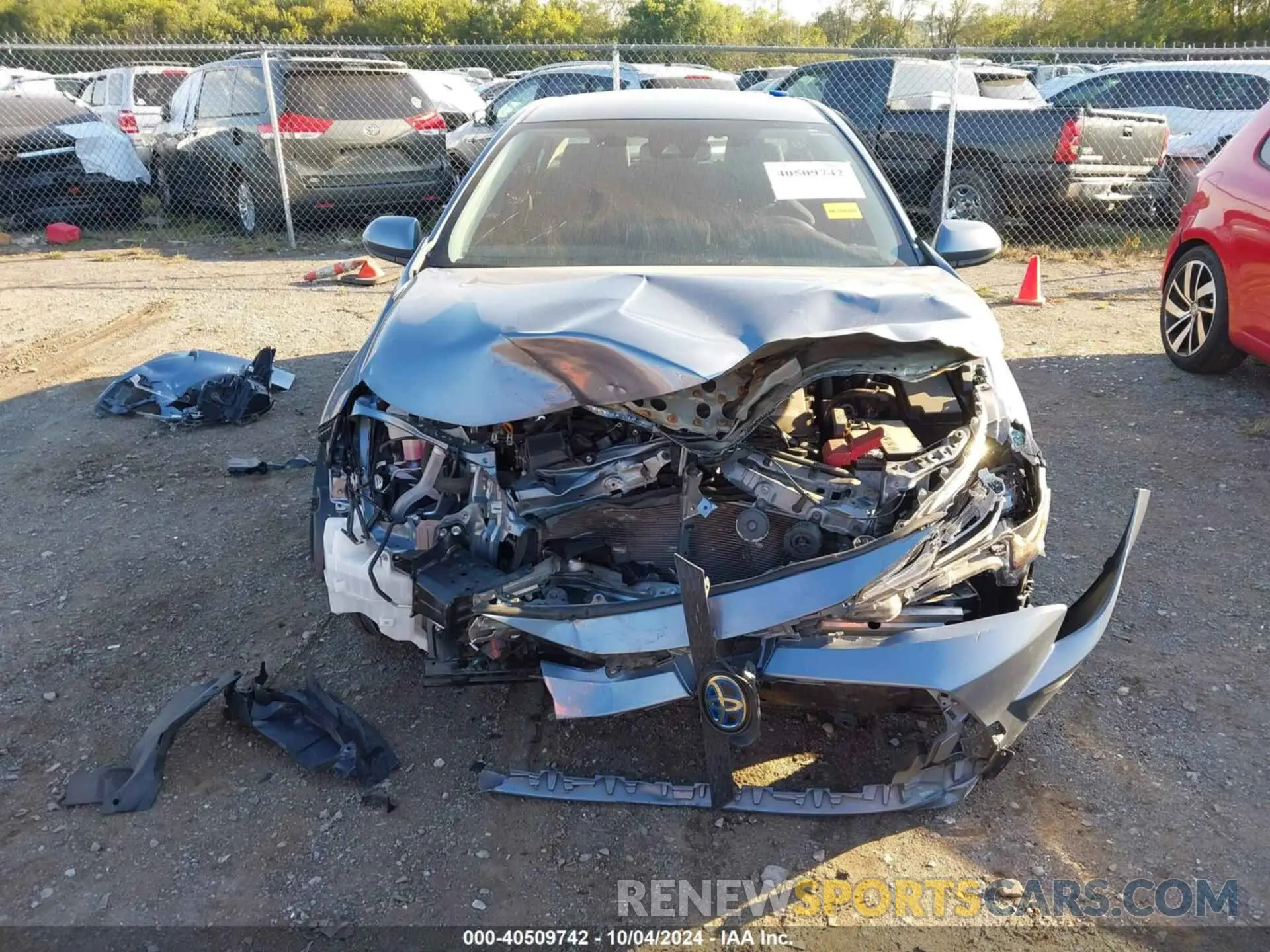 13 Photograph of a damaged car JTDEAMDE7MJ018110 TOYOTA COROLLA 2021