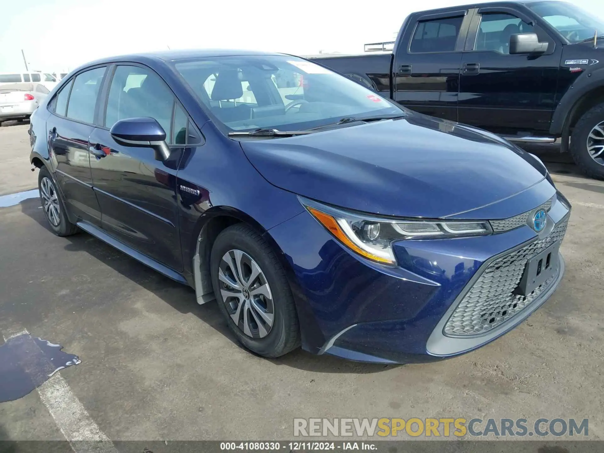 1 Photograph of a damaged car JTDEAMDE7MJ029933 TOYOTA COROLLA 2021