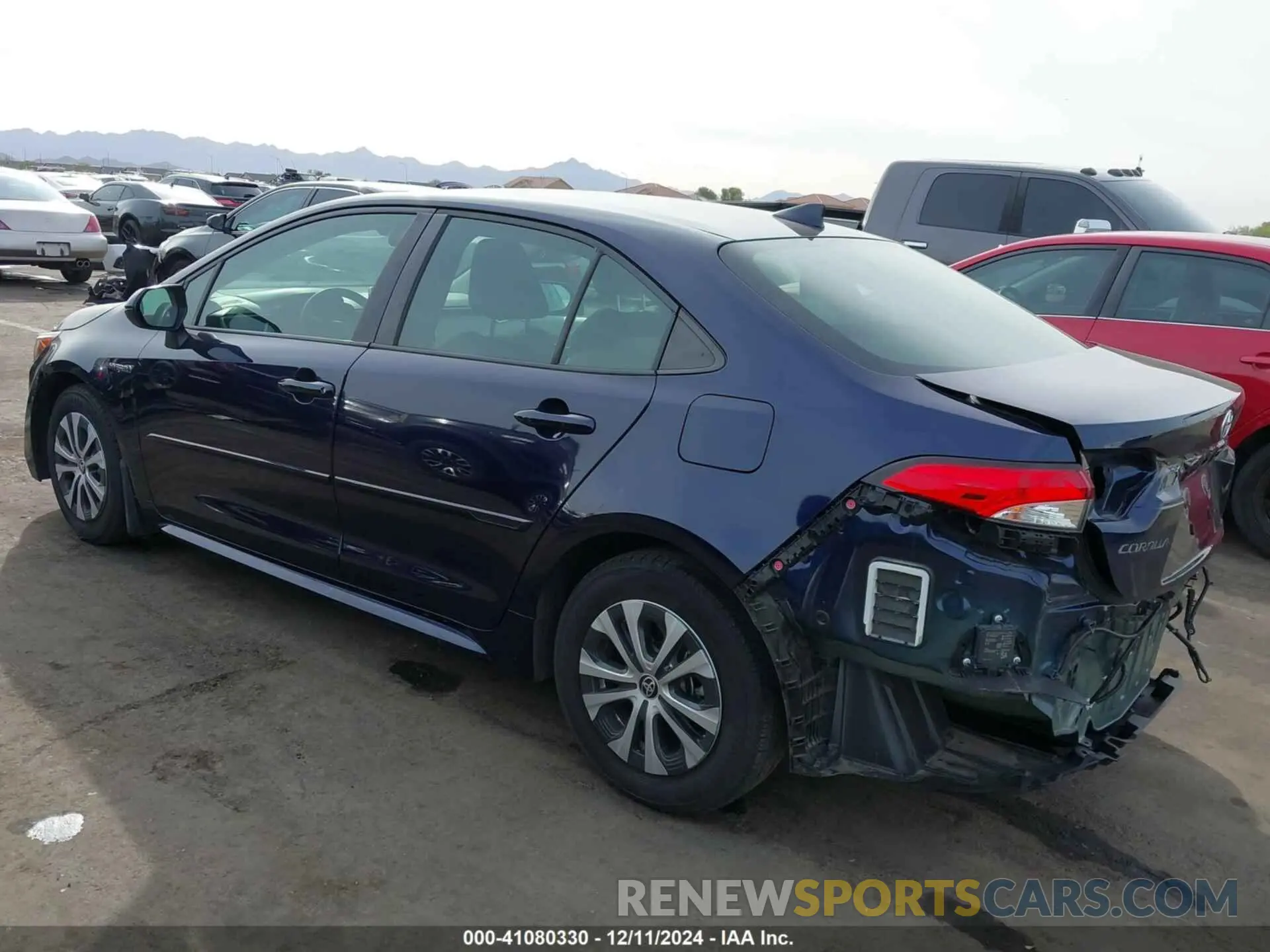 3 Photograph of a damaged car JTDEAMDE7MJ029933 TOYOTA COROLLA 2021