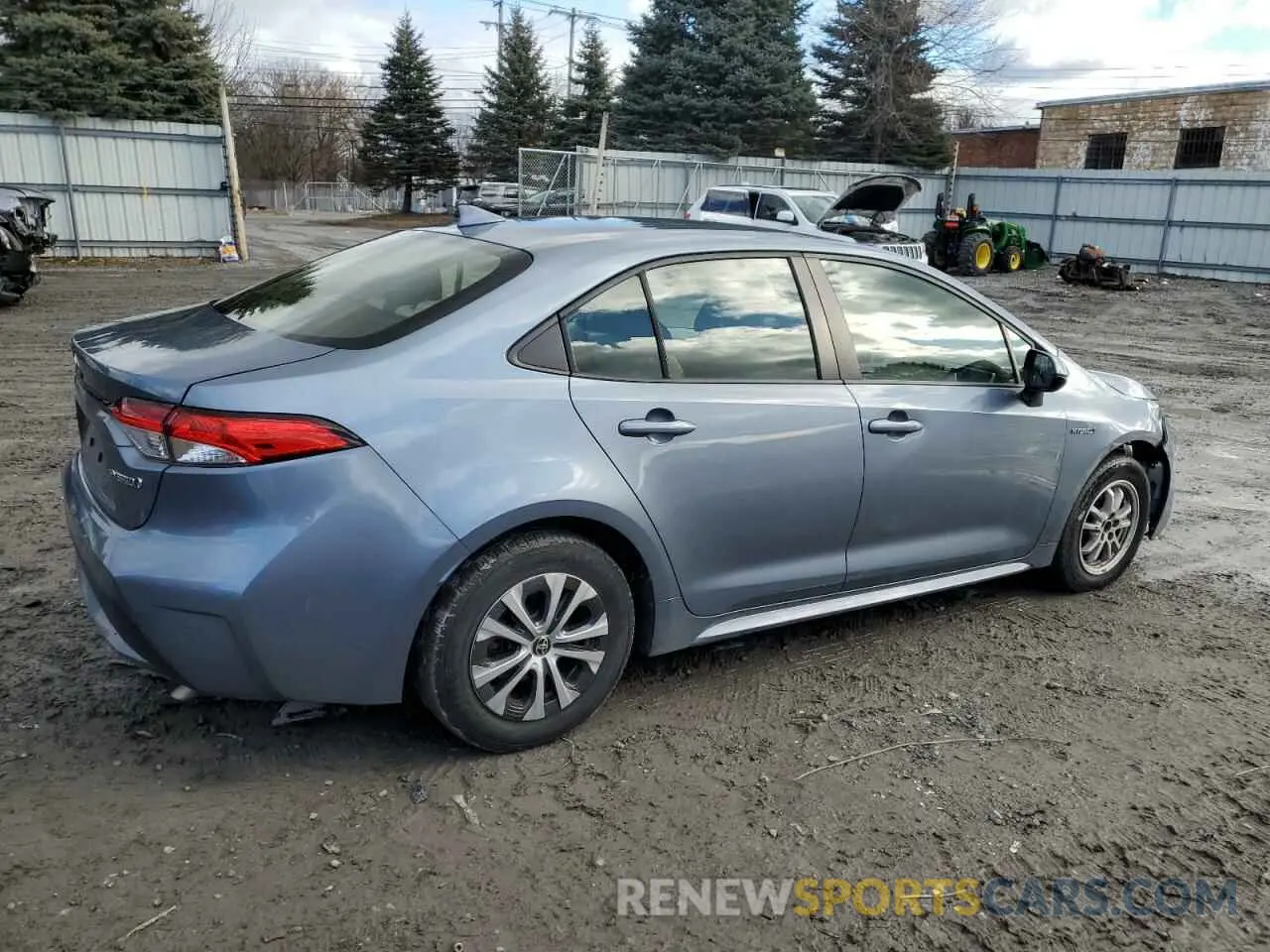 3 Photograph of a damaged car JTDEAMDE8MJ007794 TOYOTA COROLLA 2021