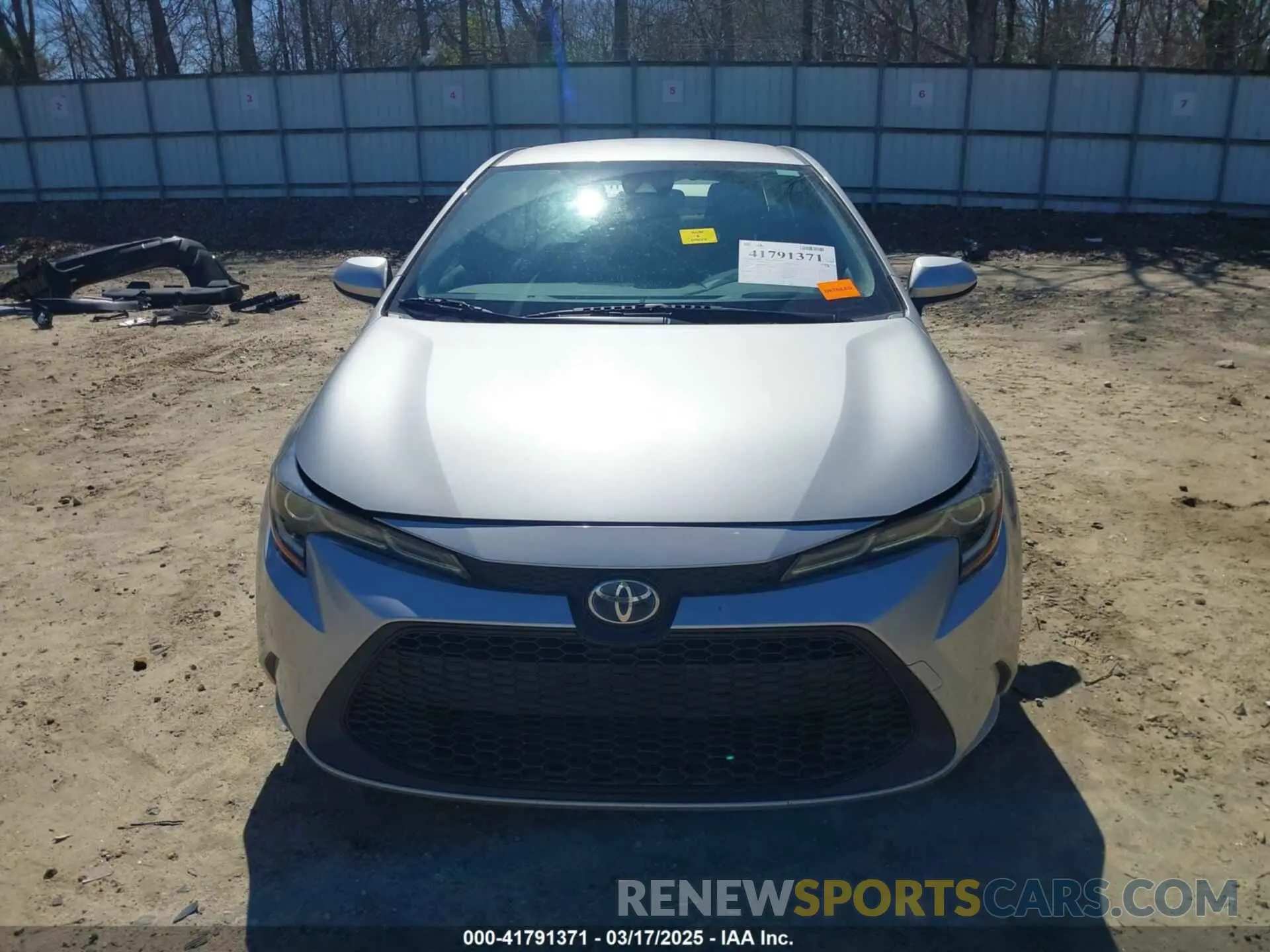 12 Photograph of a damaged car JTDEAMDE8MJ011201 TOYOTA COROLLA 2021