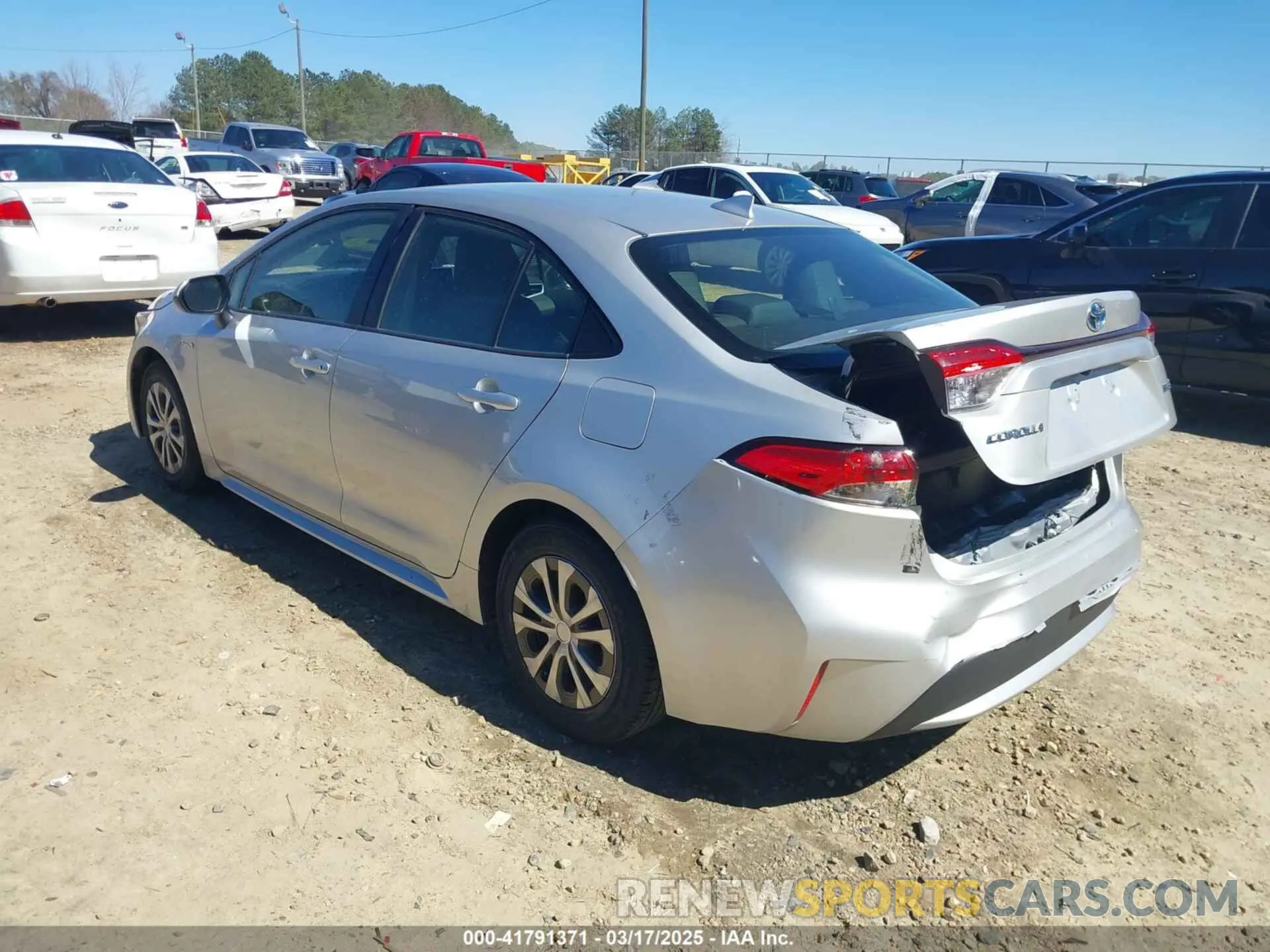 3 Photograph of a damaged car JTDEAMDE8MJ011201 TOYOTA COROLLA 2021