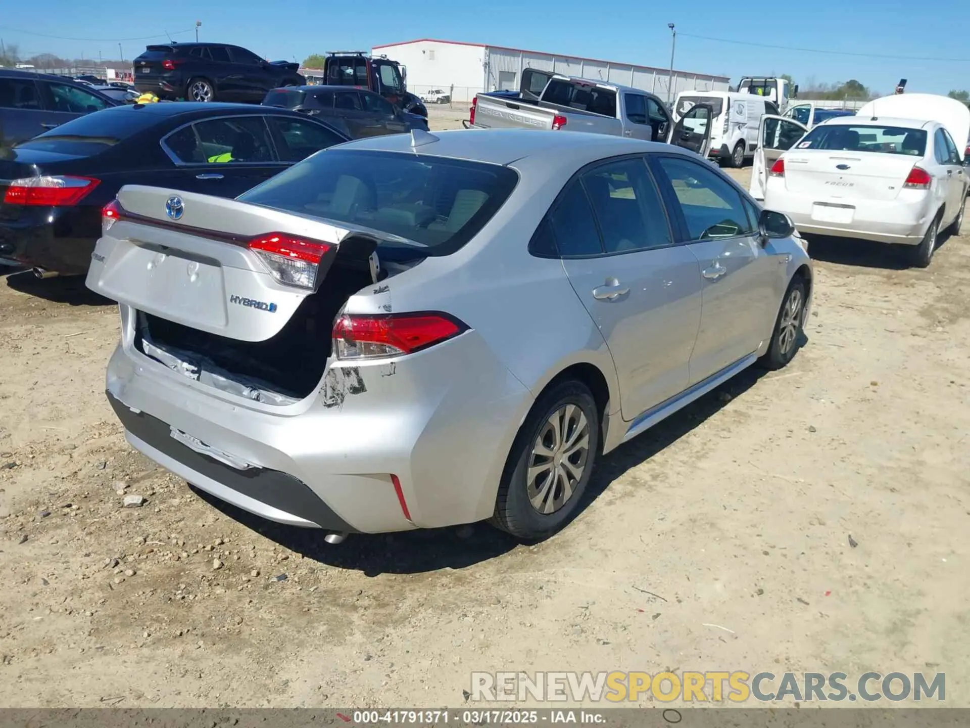 4 Photograph of a damaged car JTDEAMDE8MJ011201 TOYOTA COROLLA 2021