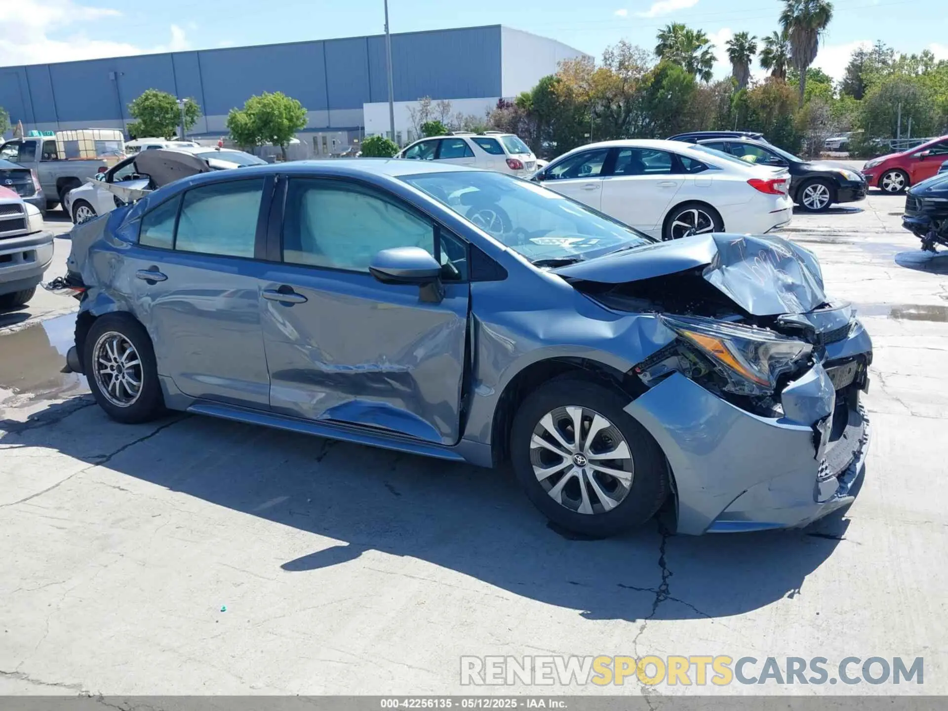 1 Photograph of a damaged car JTDEAMDE8MJ025034 TOYOTA COROLLA 2021