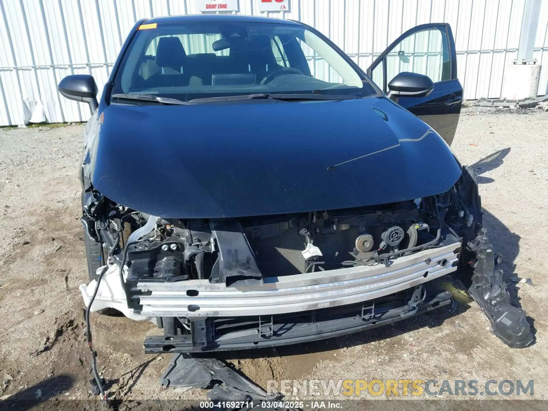6 Фотография поврежденного автомобиля JTDEAMDE8MJ034218 TOYOTA COROLLA 2021