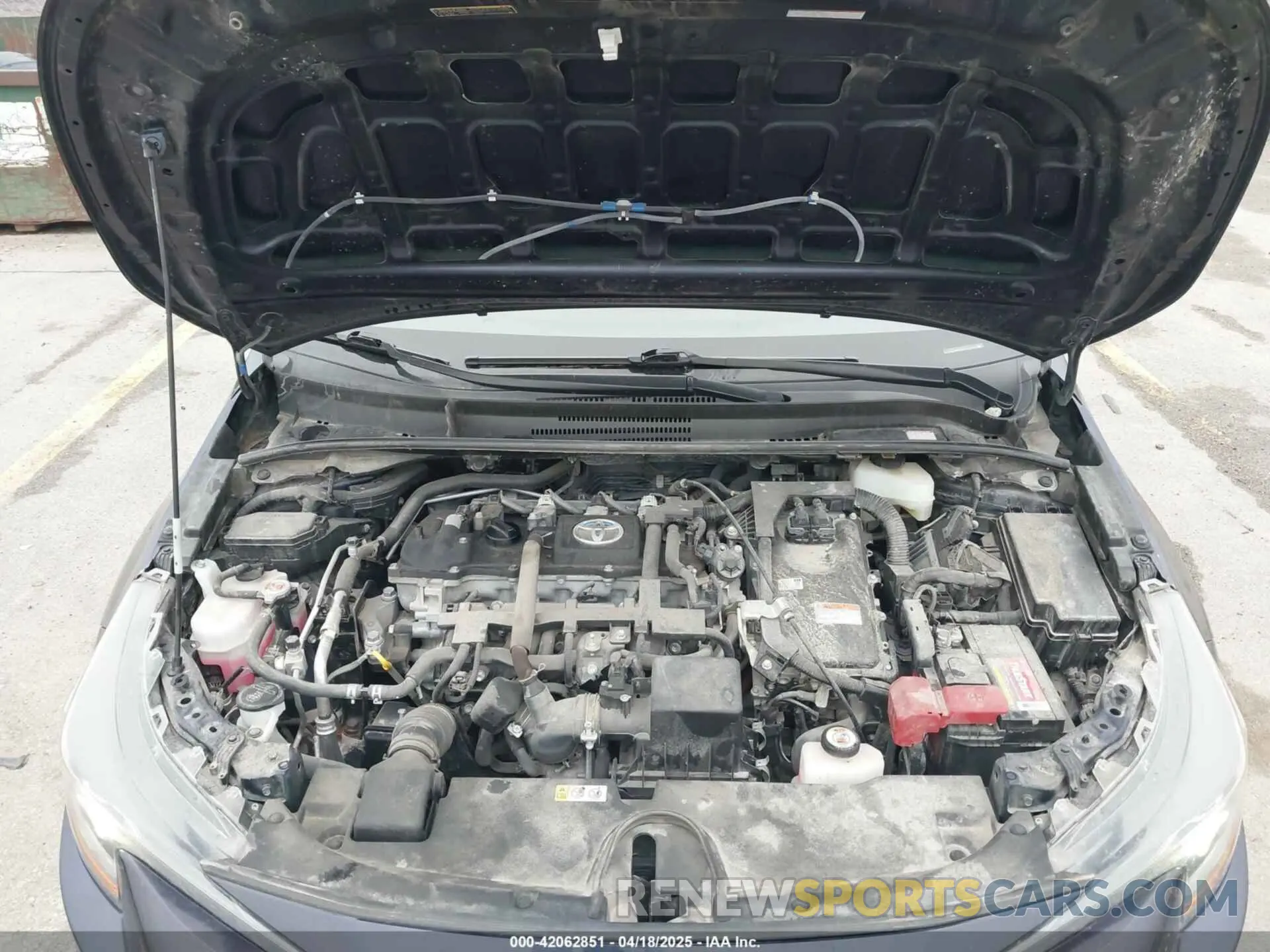 10 Photograph of a damaged car JTDEAMDE9MJ003172 TOYOTA COROLLA 2021
