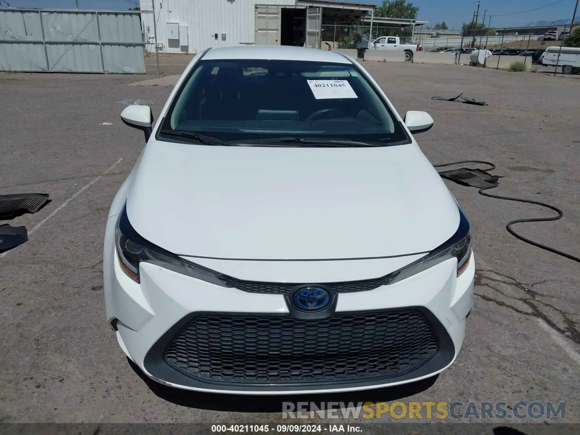 12 Photograph of a damaged car JTDEAMDE9MJ005245 TOYOTA COROLLA 2021