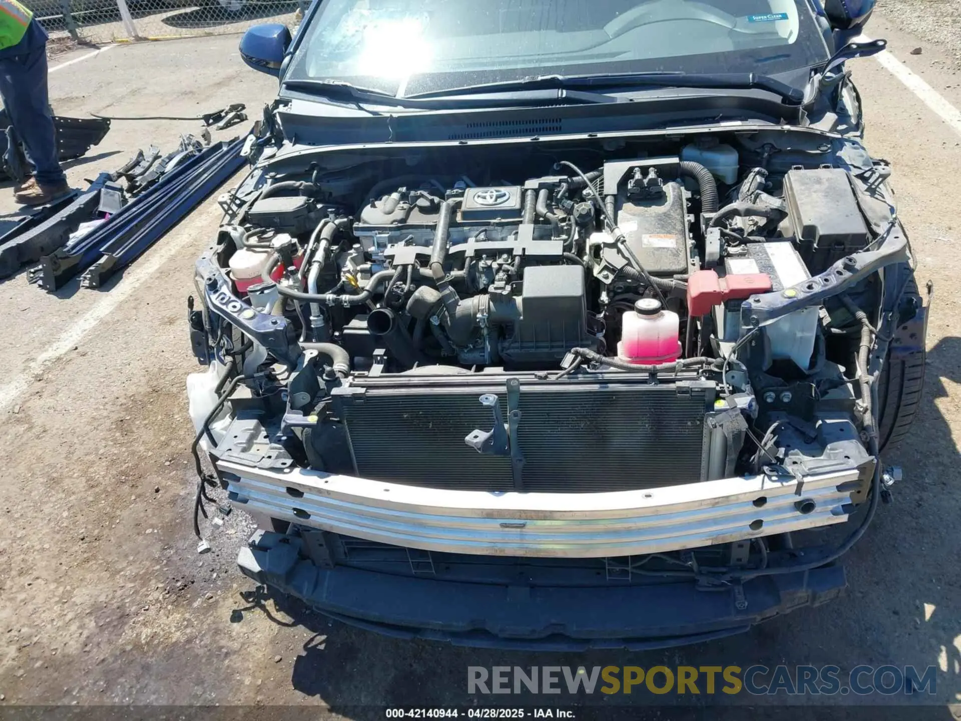 13 Photograph of a damaged car JTDEAMDE9MJ011644 TOYOTA COROLLA 2021