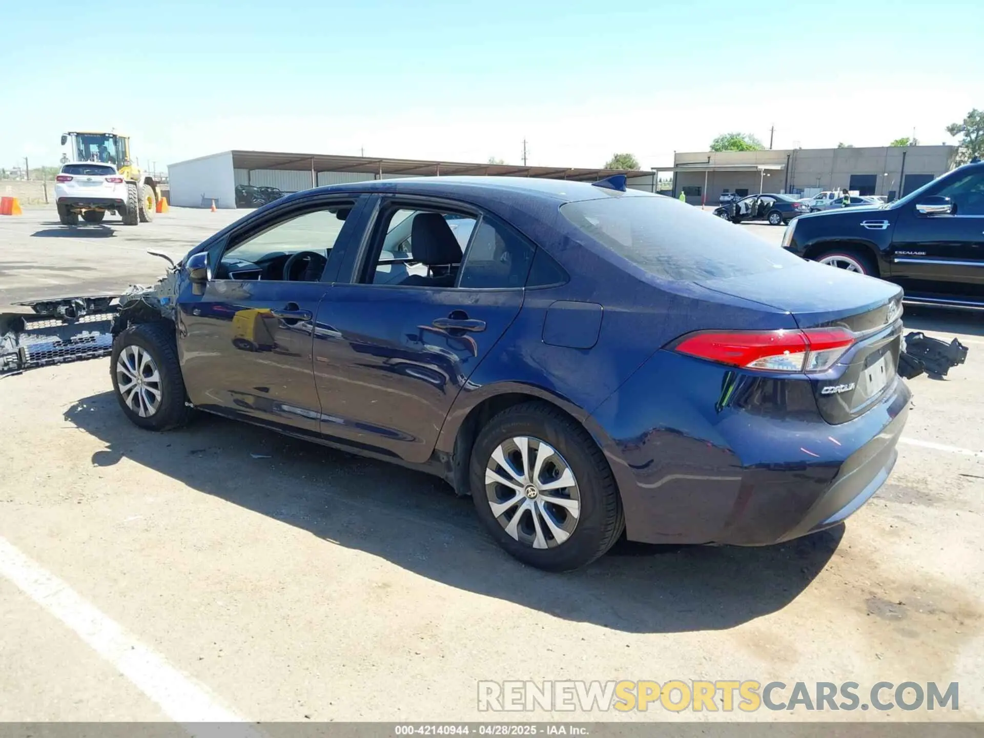 3 Photograph of a damaged car JTDEAMDE9MJ011644 TOYOTA COROLLA 2021