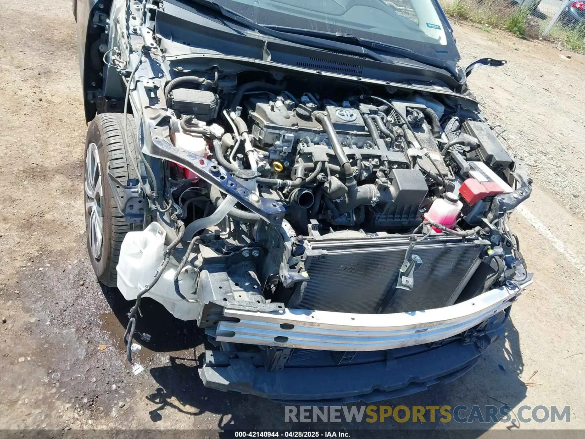 6 Photograph of a damaged car JTDEAMDE9MJ011644 TOYOTA COROLLA 2021
