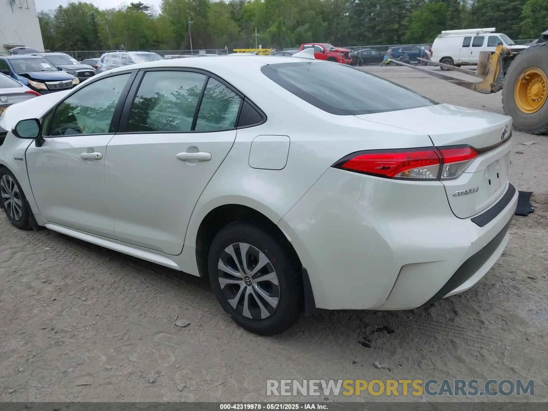 3 Фотография поврежденного автомобиля JTDEAMDE9MJ015046 TOYOTA COROLLA 2021