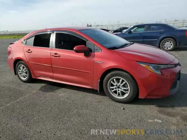 4 Photograph of a damaged car JTDEAMDE9MJ021249 TOYOTA COROLLA 2021