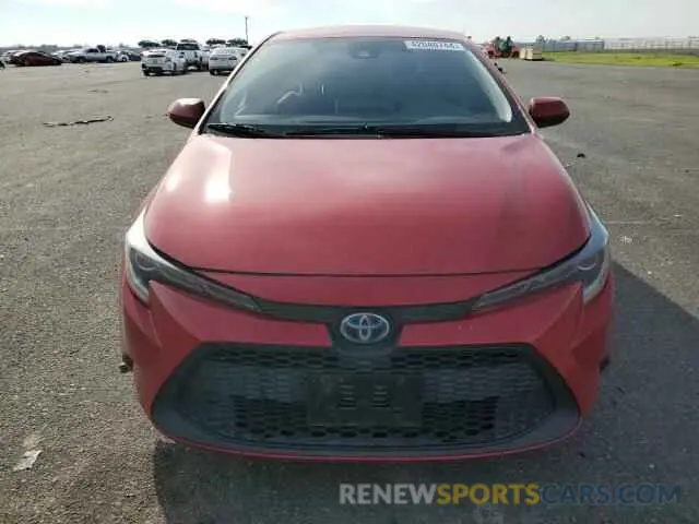 5 Photograph of a damaged car JTDEAMDE9MJ021249 TOYOTA COROLLA 2021