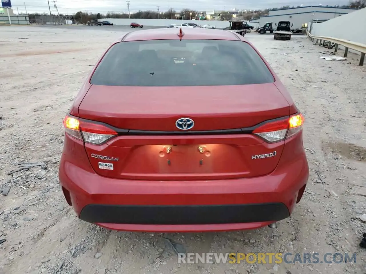 6 Photograph of a damaged car JTDEAMDE9MJ021591 TOYOTA COROLLA 2021