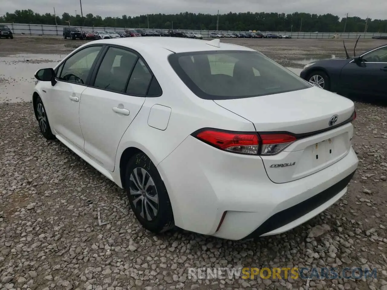 3 Фотография поврежденного автомобиля JTDEAMDE9MJ025513 TOYOTA COROLLA 2021