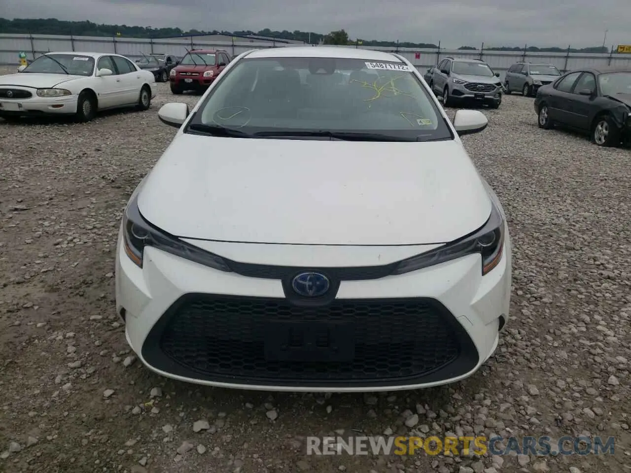 9 Фотография поврежденного автомобиля JTDEAMDE9MJ025513 TOYOTA COROLLA 2021