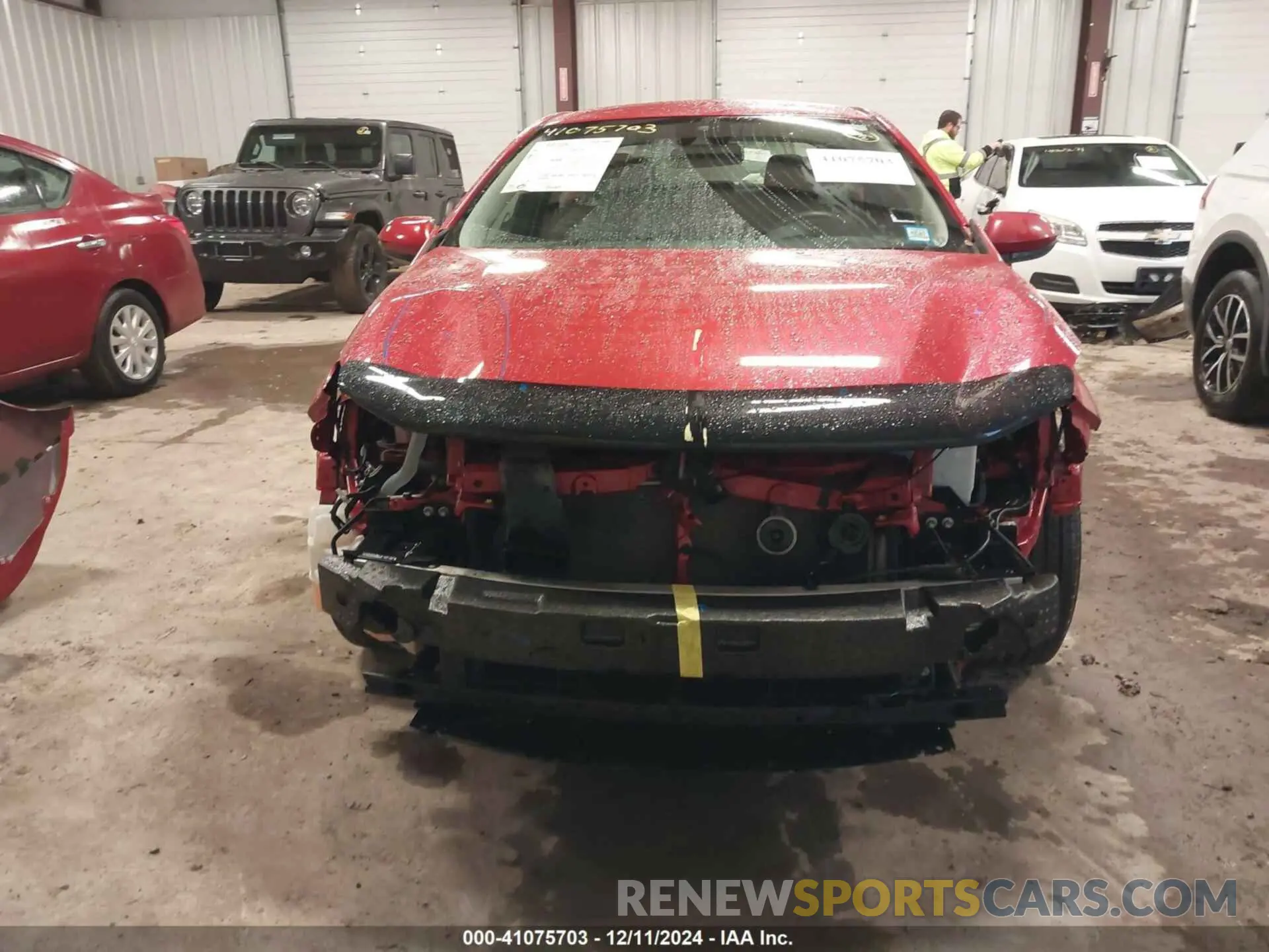12 Photograph of a damaged car JTDEAMDE9MJ034440 TOYOTA COROLLA 2021