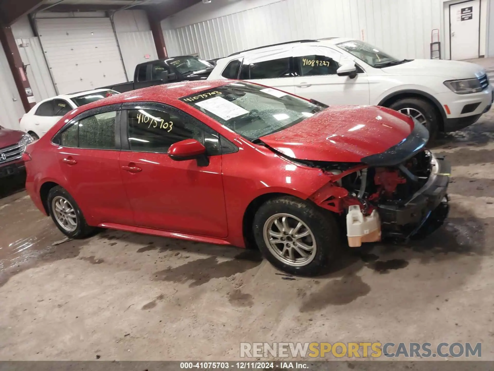 13 Photograph of a damaged car JTDEAMDE9MJ034440 TOYOTA COROLLA 2021