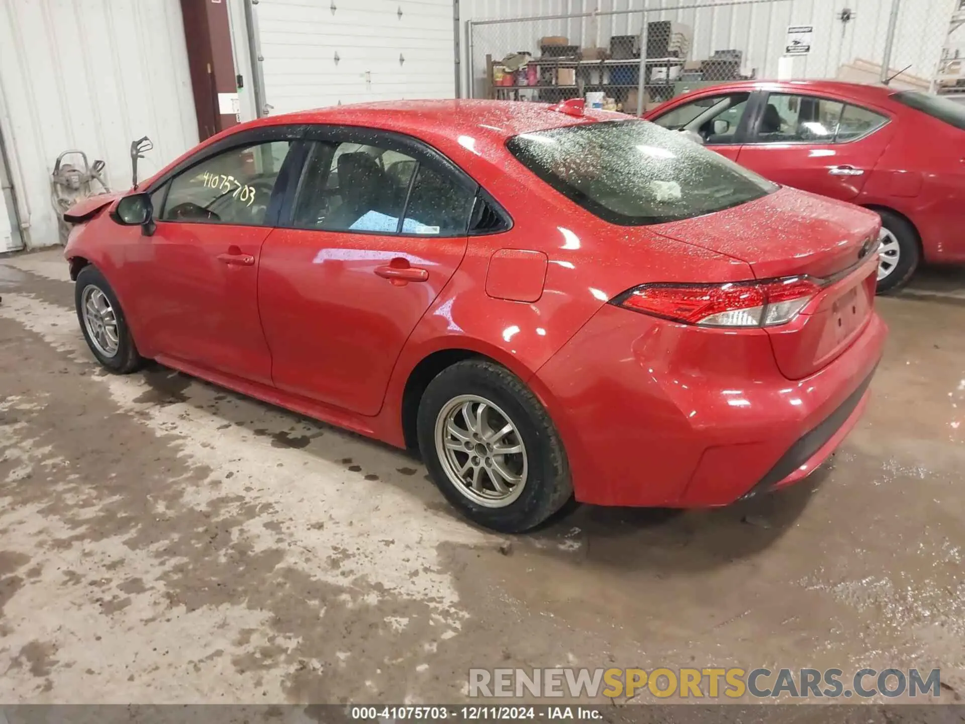 3 Photograph of a damaged car JTDEAMDE9MJ034440 TOYOTA COROLLA 2021