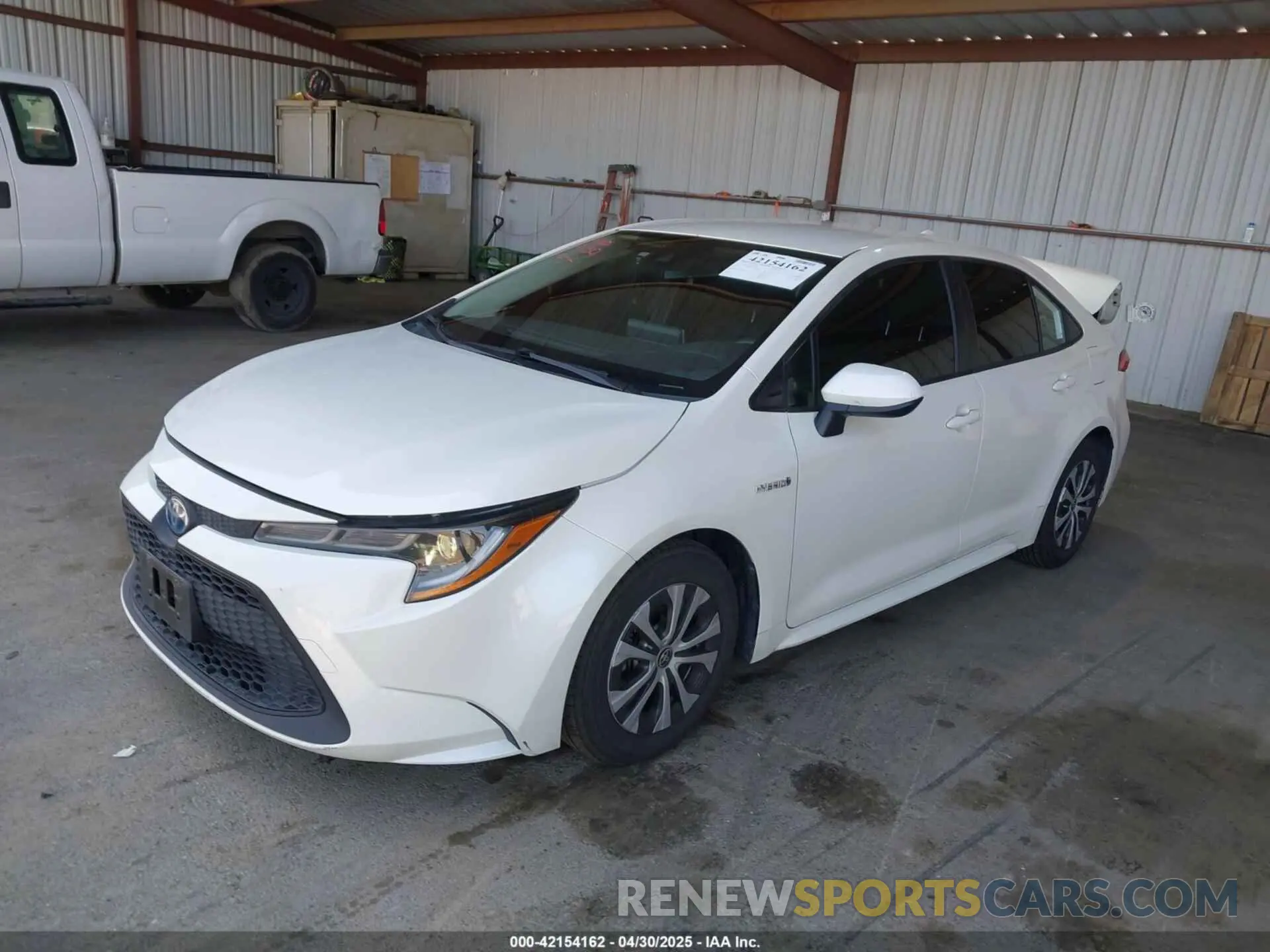 2 Фотография поврежденного автомобиля JTDEAMDEXMJ007022 TOYOTA COROLLA 2021