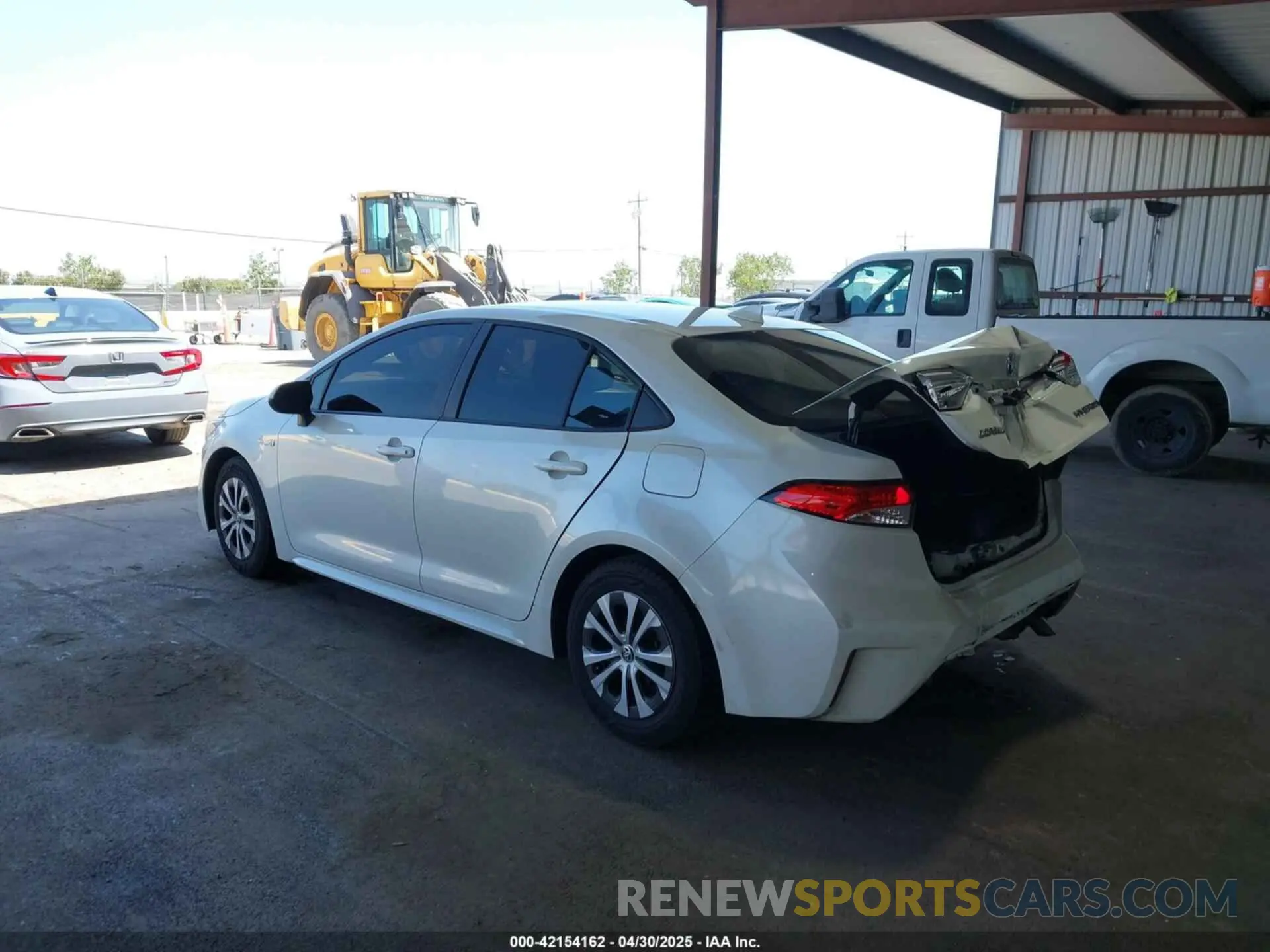 3 Фотография поврежденного автомобиля JTDEAMDEXMJ007022 TOYOTA COROLLA 2021